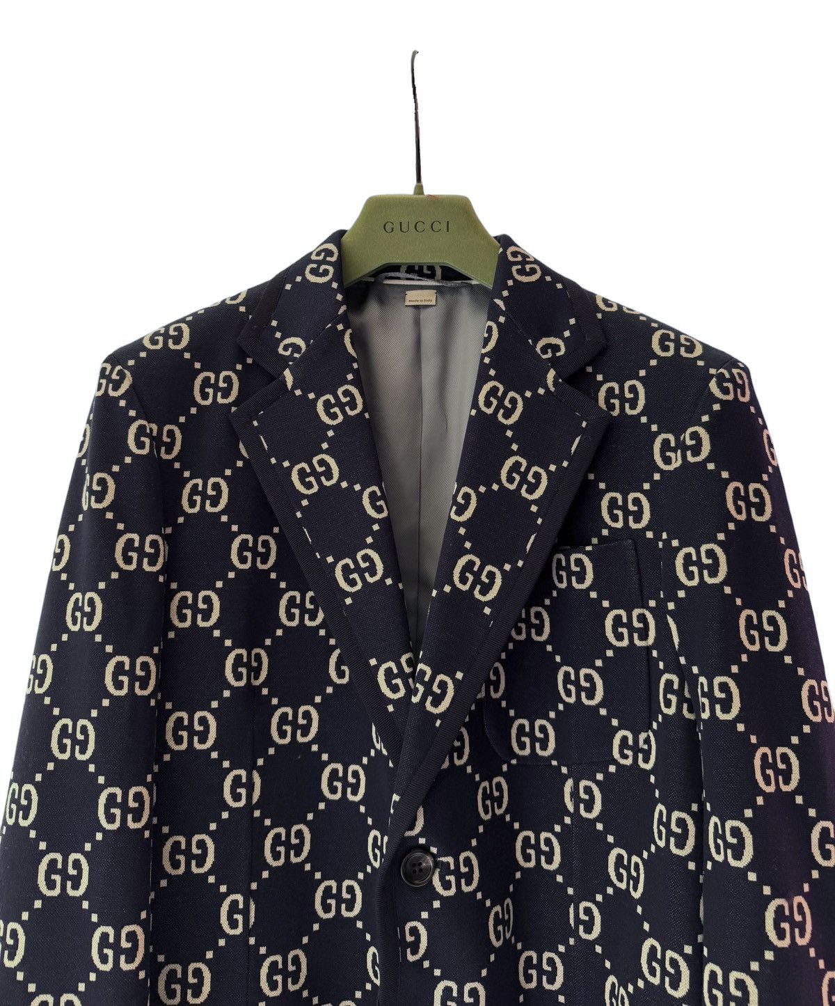 Gucci Gucci GG Jacquard Monogram Blazer Jacket Size US M / EU 48-50 / 2 - 3 Thumbnail
