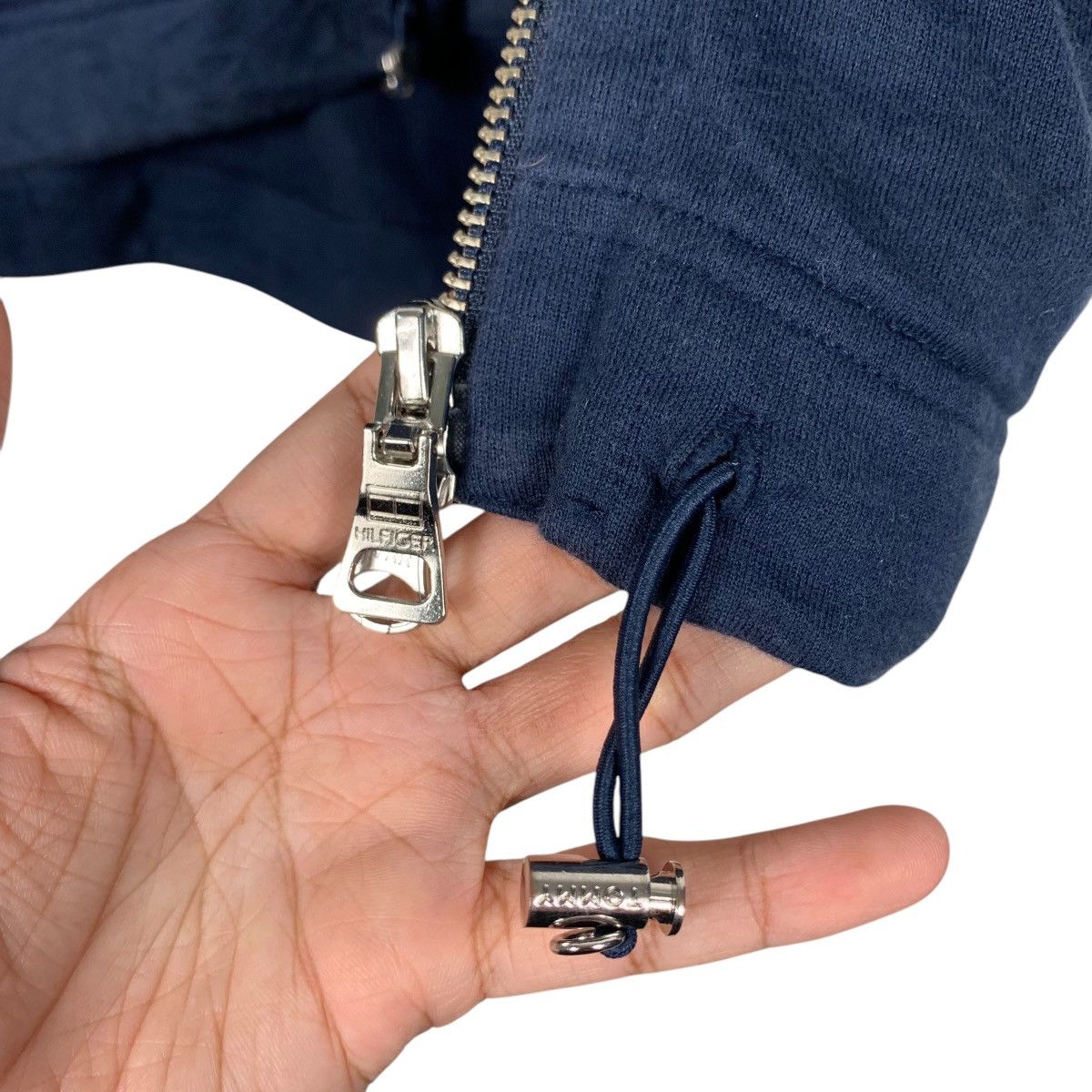 Tommy Hilfiger TOMMY HILFIGER 3q Sleeve Zipper Hoodies #1692-C75 Size S / US 4 / IT 40 - 15 Thumbnail