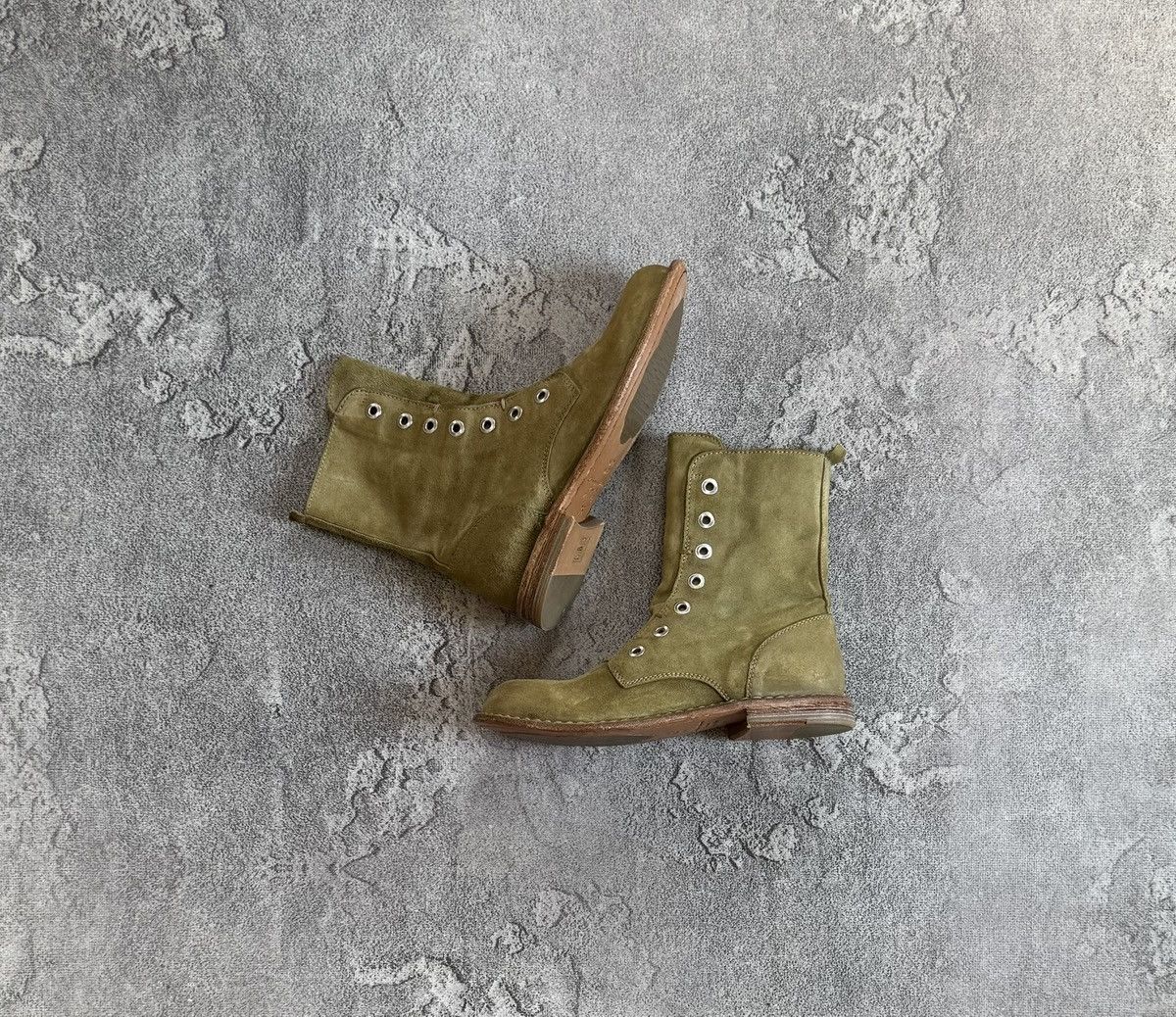 MoMA MOMA 35size suede avantgarde biker shoes ankle retro style Size US 5 / IT 35 - 1 Thumbnail