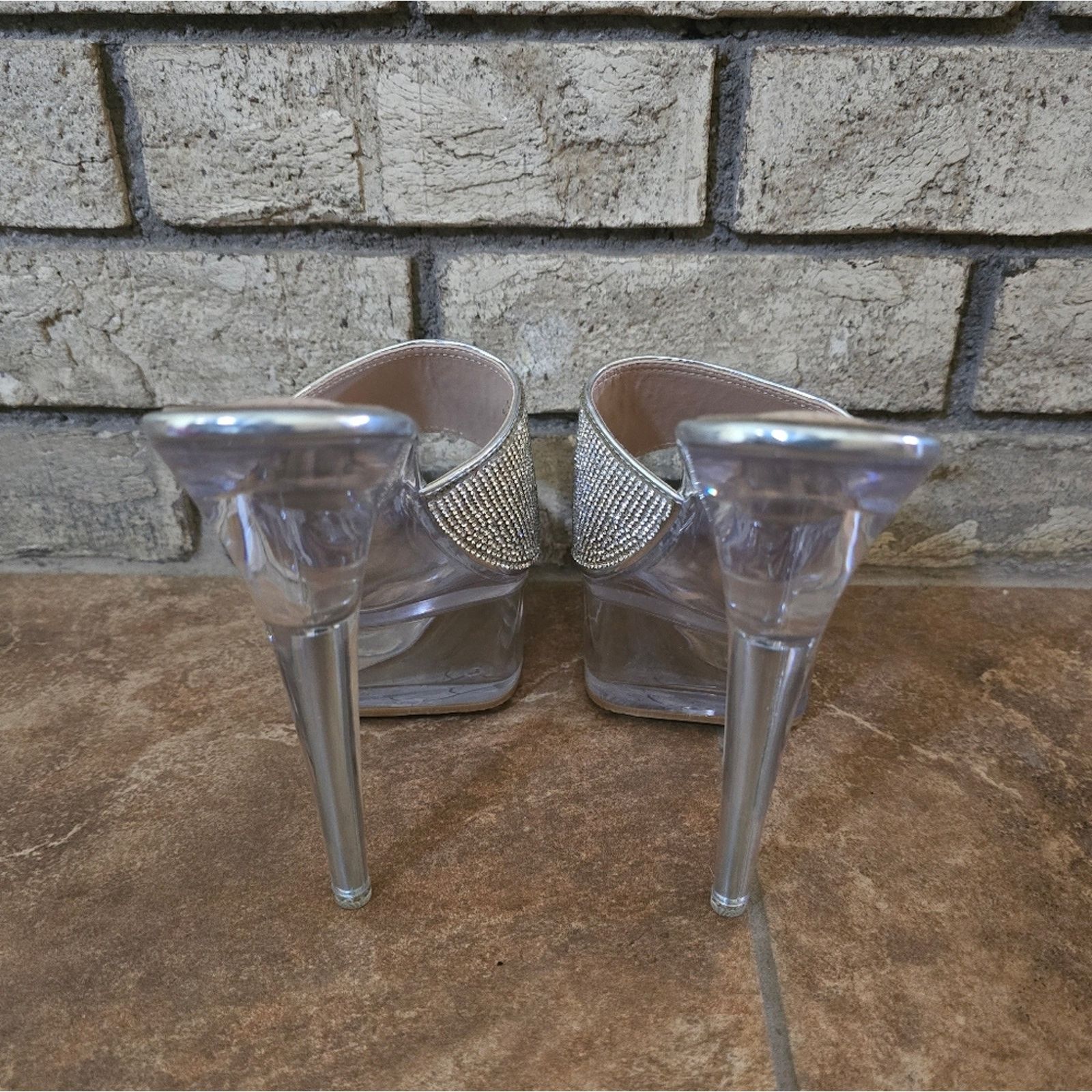 Other Silver | AZALEA WANG | Libby Platform Heels Size US 7.5 / IT 37.5 - 4 Thumbnail