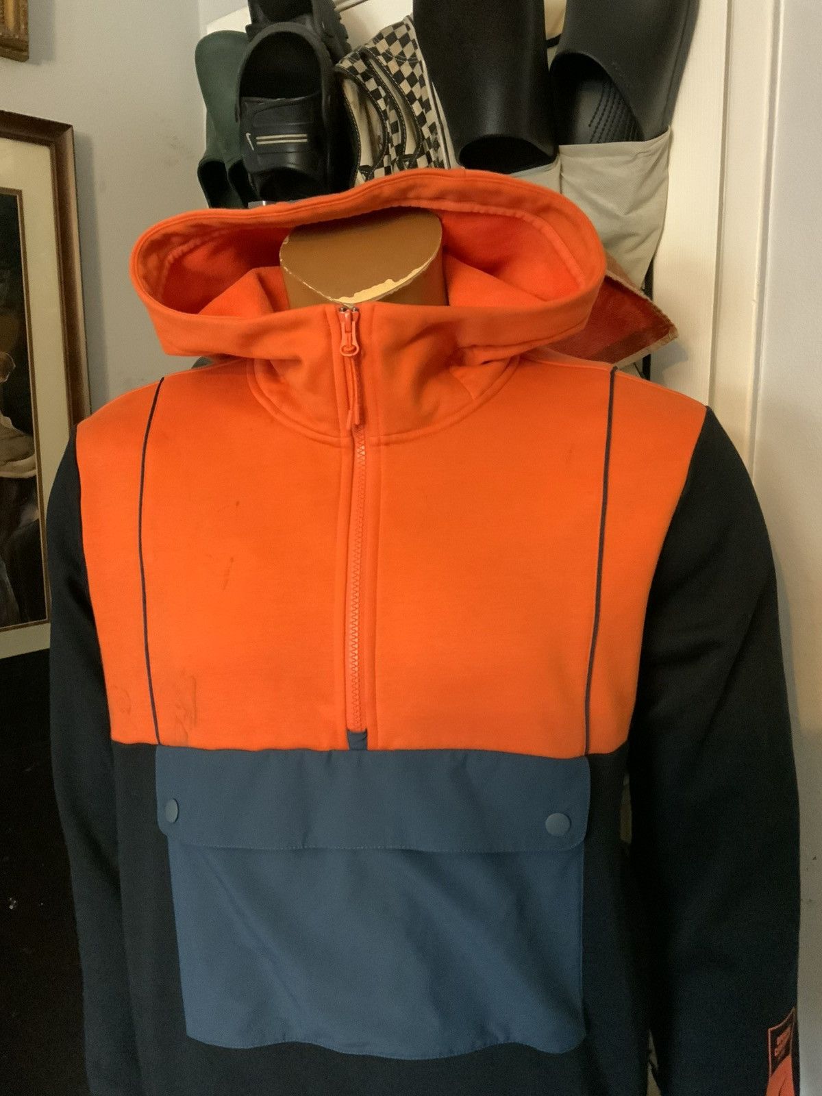 Opening Ceremony Opening Ceremony Anta Plus Tech Fleece Anorak 1/4 Zip Hoodie Size US S / EU 44-46 / 1 - 17 Thumbnail