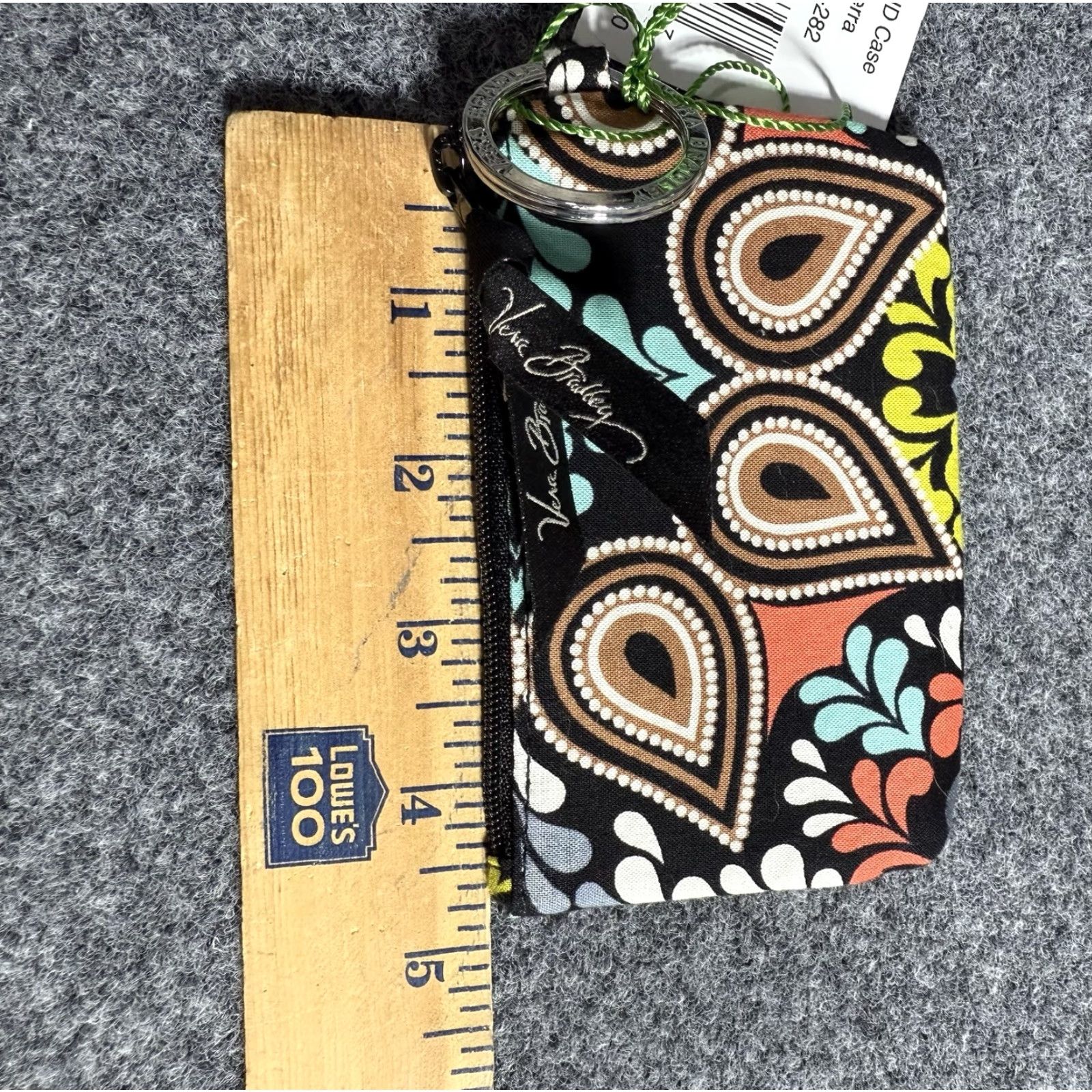 Vera Bradley Vera Bradley Zip ID Case Key Ring Sierra NWT Multi-Color Designer Keyring Women One Size ID CASE Size ONE SIZE - 5 Thumbnail