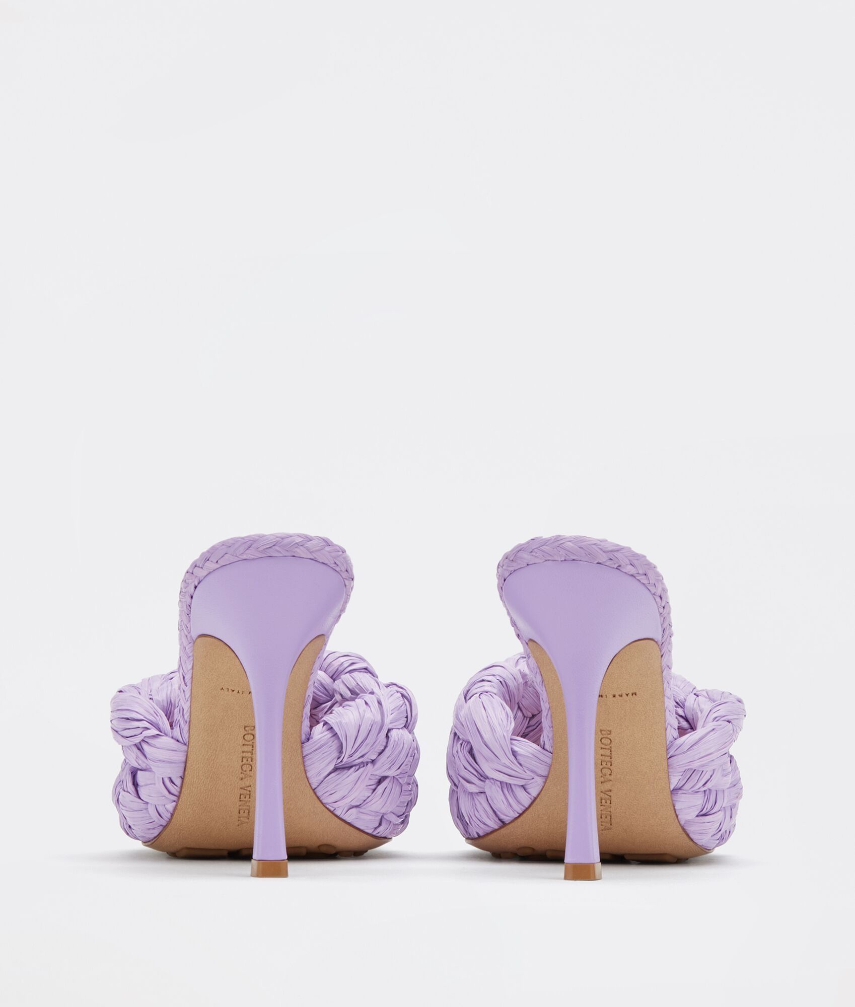Bottega Veneta o1s1rm0925 Stretch Heels in Purple Size US 6 / IT 36 - 3 Thumbnail