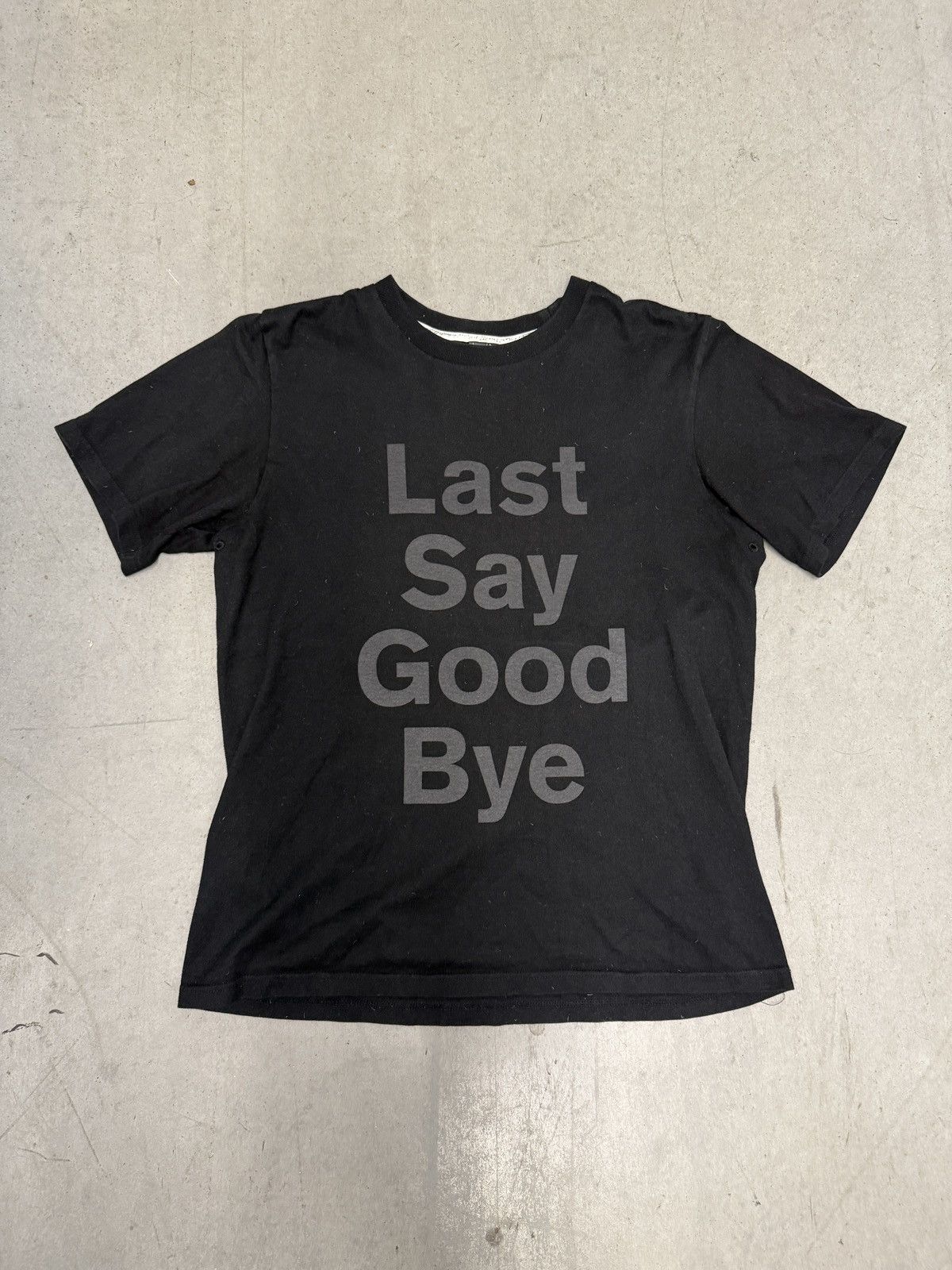 Number N Ine Last Say Goodbye | Grailed