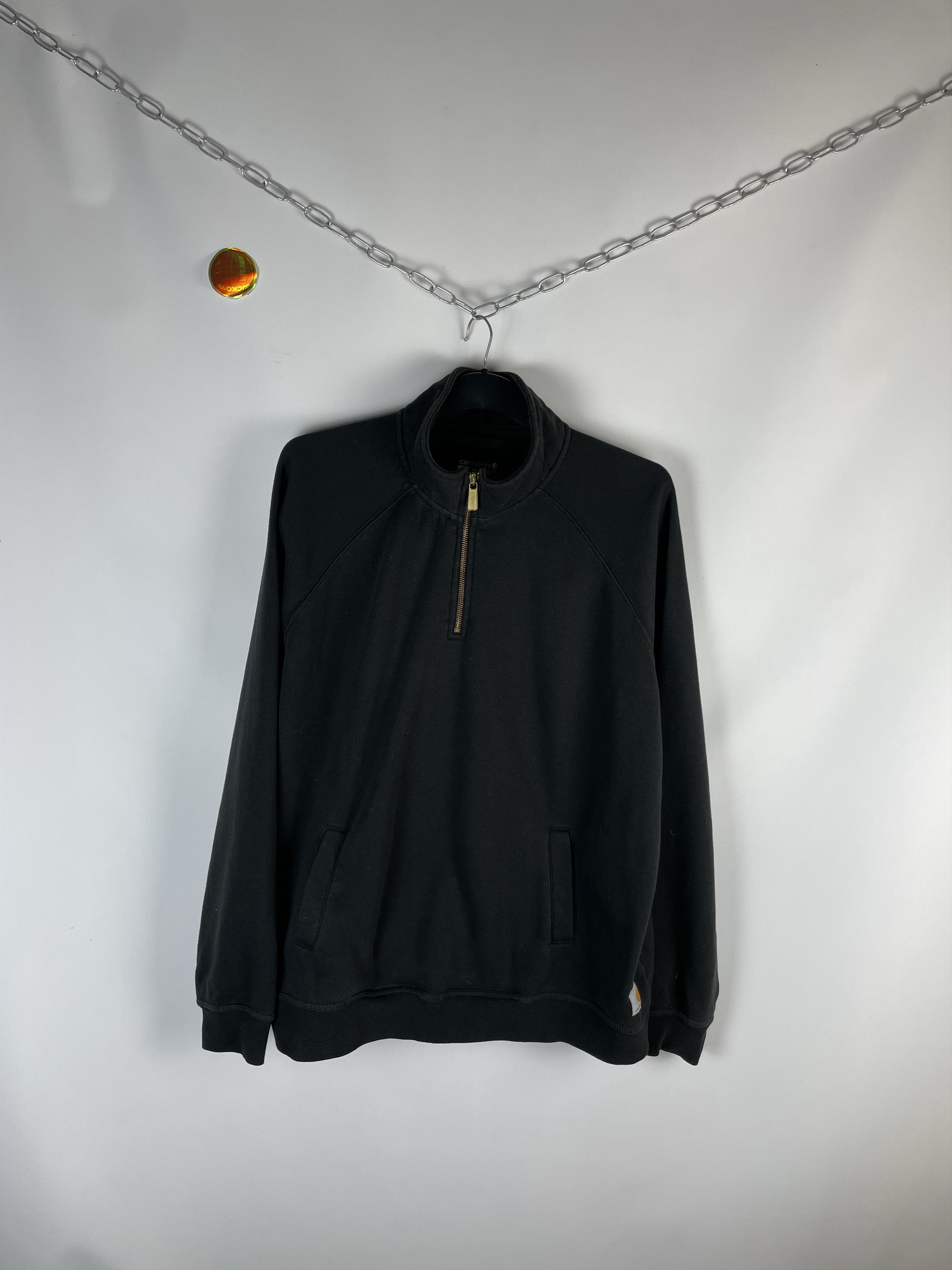 Carhartt VINTAGE CARHARTT OVERSIZE 1/4 ZIP SWEATSHIRT Size US XXL / EU 58 / 5 - 1 Thumbnail