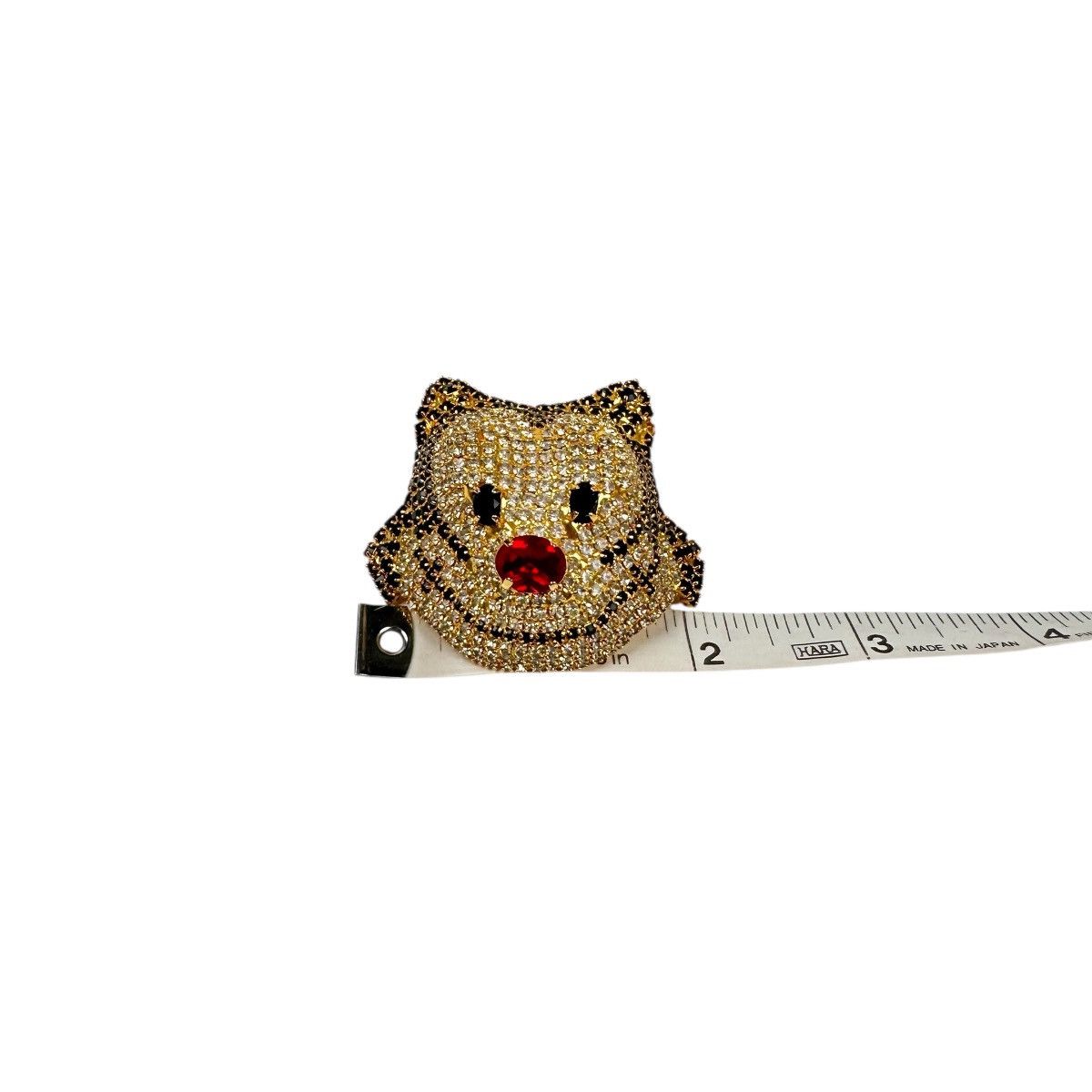 Vintage Vintage Gold Plated Felix the Cat Swarovski Crystal Brooch Size ONE SIZE - 6 Thumbnail