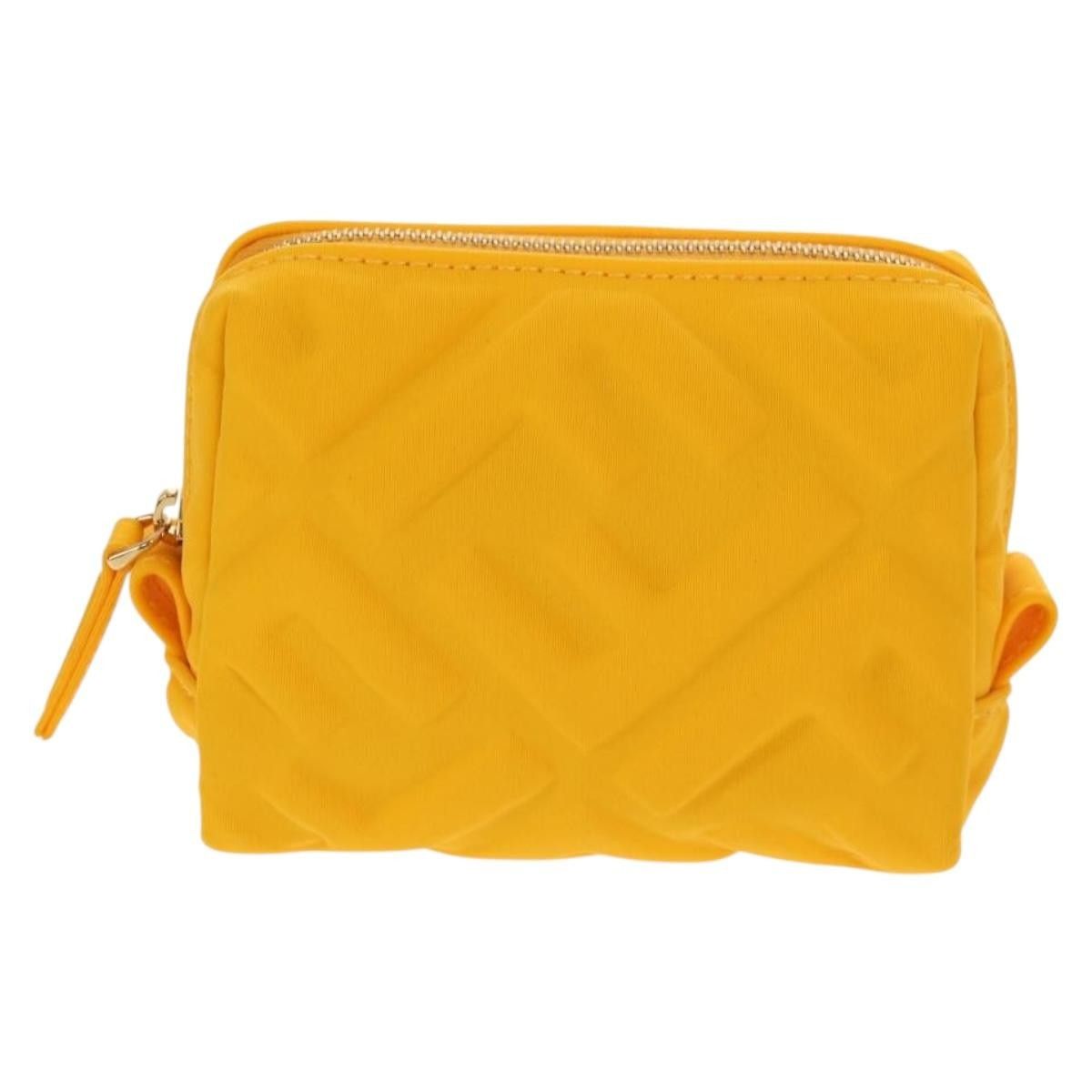 Fendi Fendi FF Logo Pouch Nylon Size ONE SIZE - 1 Thumbnail