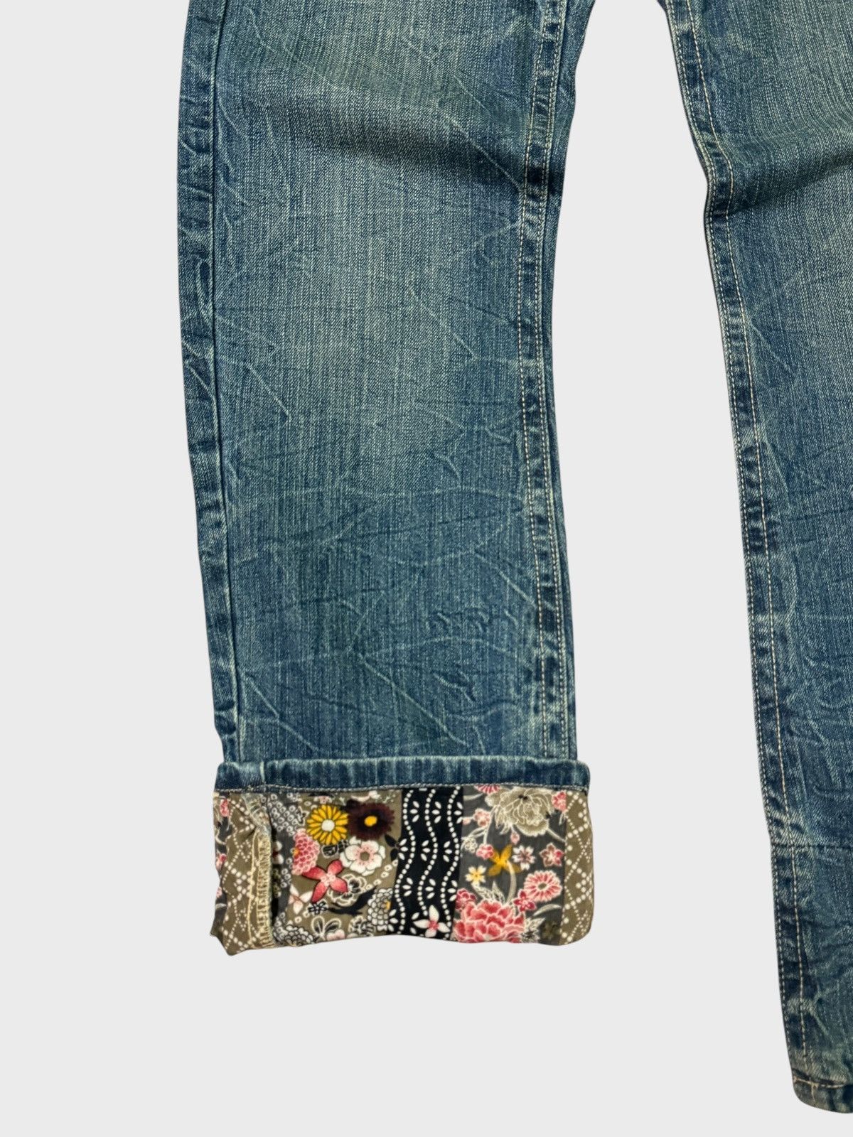 Japanese Brand VINTAGE RARE JAPANESE FLORAL DESIGN PROLETA RE ART STYLE Size US 28 / EU 44 - 7 Thumbnail