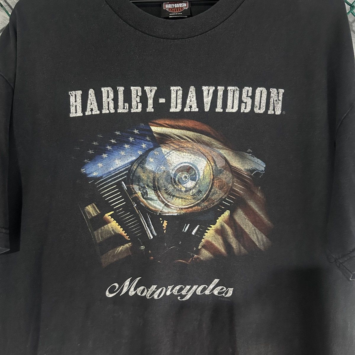 Harley Davidson Vintage Harley Davidson T Shirt Mens XL Black Arizona Size US XL / EU 56 / 4 - 3 Thumbnail