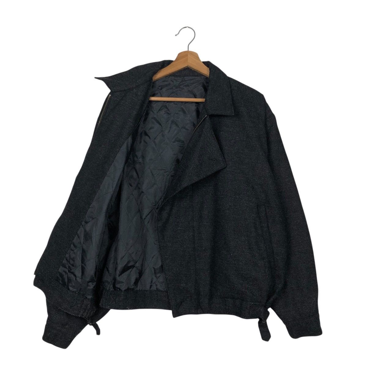 Japanese Brand 📌Vintage Wool Bomber Jacket Unbranded Issey Miyake Size US M / EU 48-50 / 2 - 12 Thumbnail