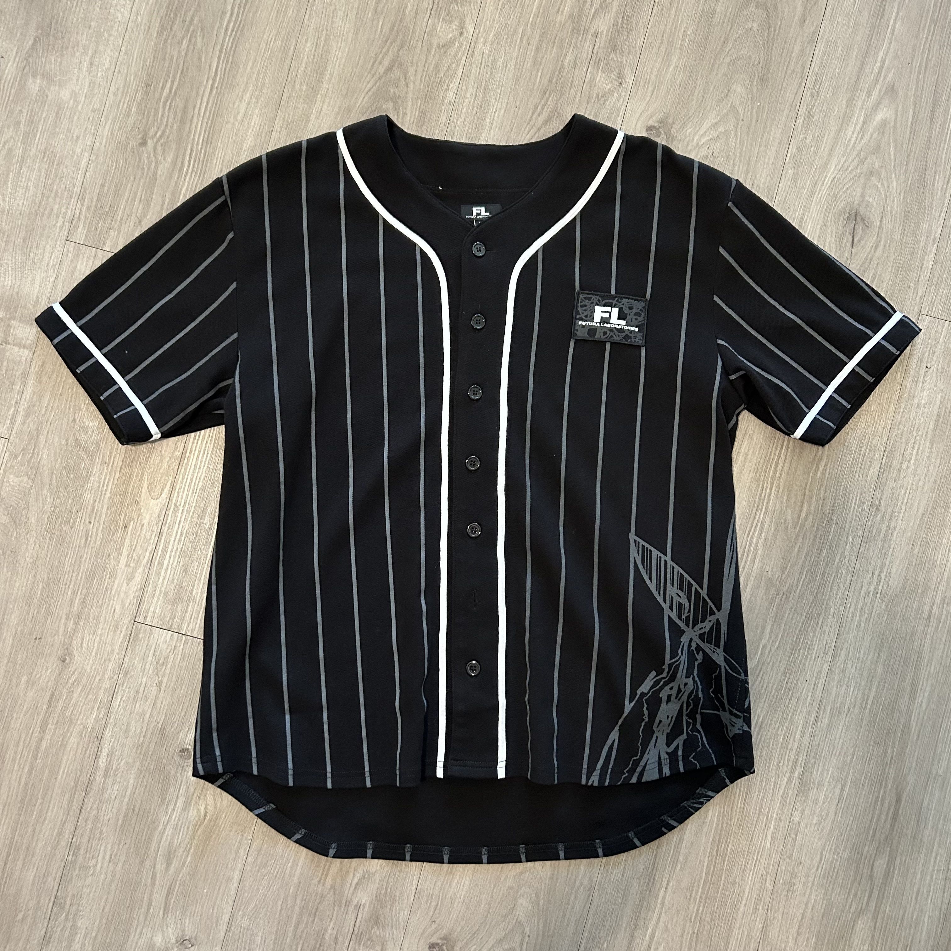 Futura Futura Laboratories 2000 Pointman logo baseball jersey Size US M / EU 48-50 / 2 - 2 Thumbnail