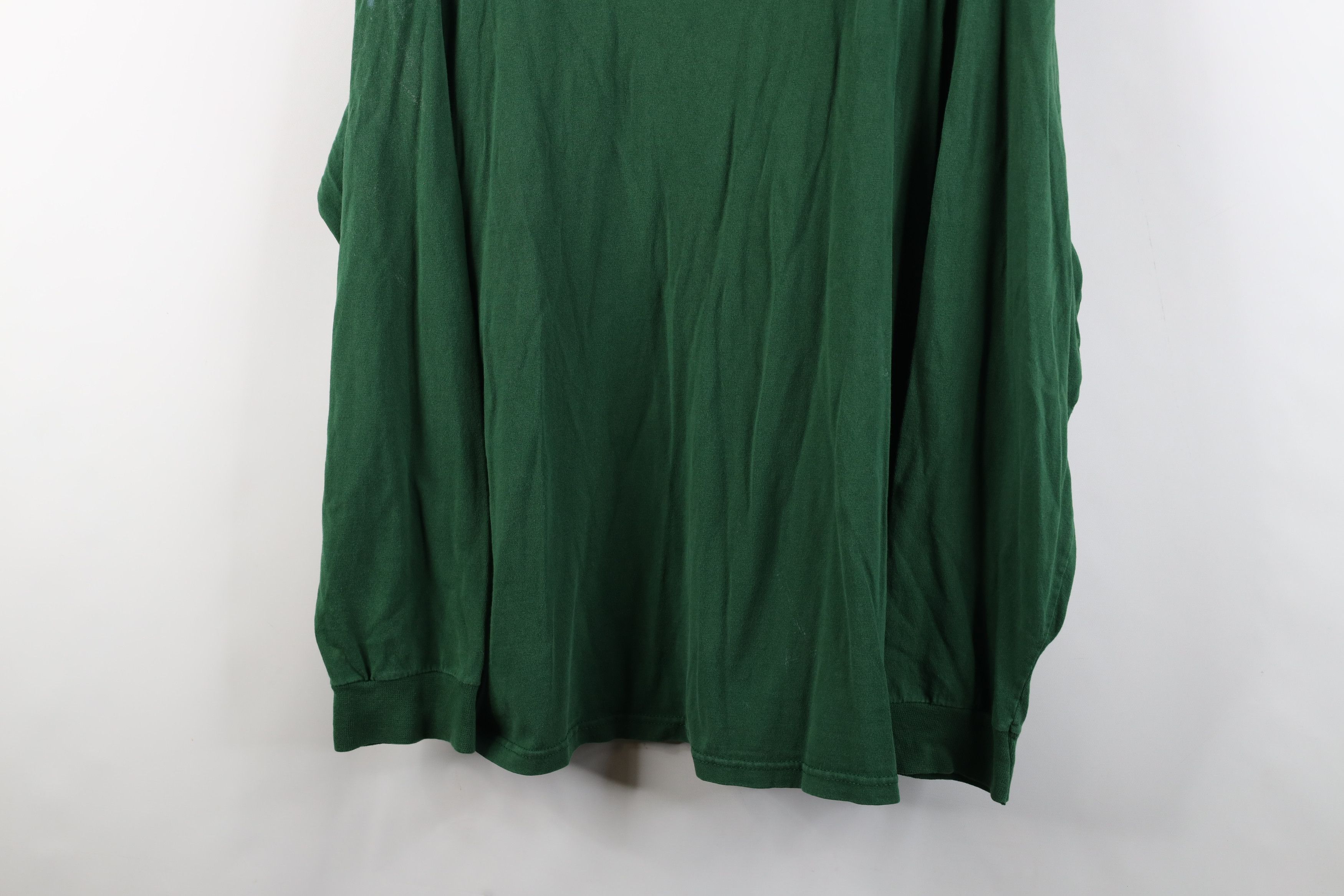 Nike × Vintage Vintage Nike Scott Mini Swoosh Long Sleeve T-Shirt Green Size US XL / EU 56 / 4 - 3 Thumbnail