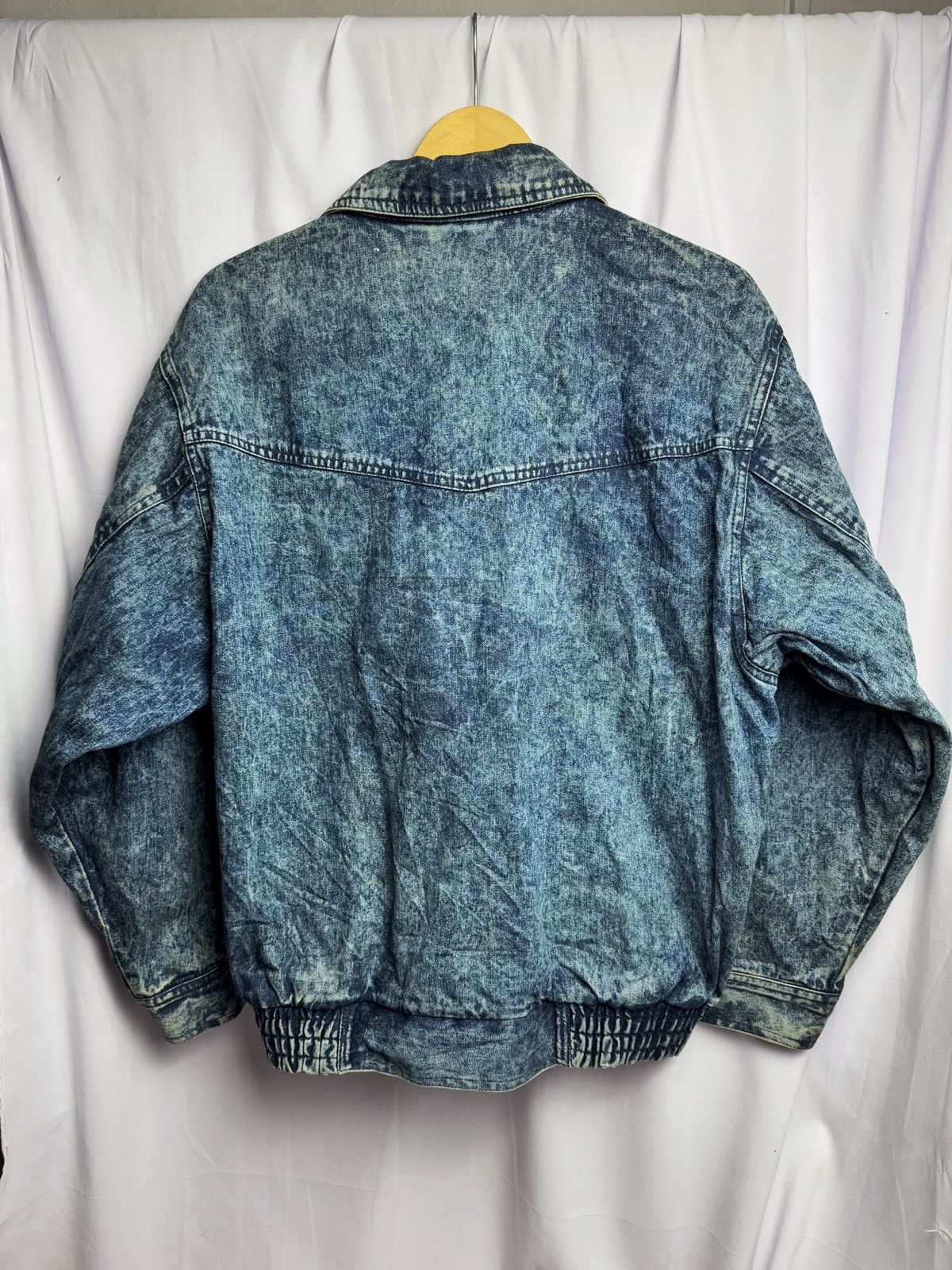 Japanese Brand × Vintage Japanese Sport Club Big Pocket Vintage Denim Jacket Size US L / EU 52-54 / 3 - 3 Thumbnail