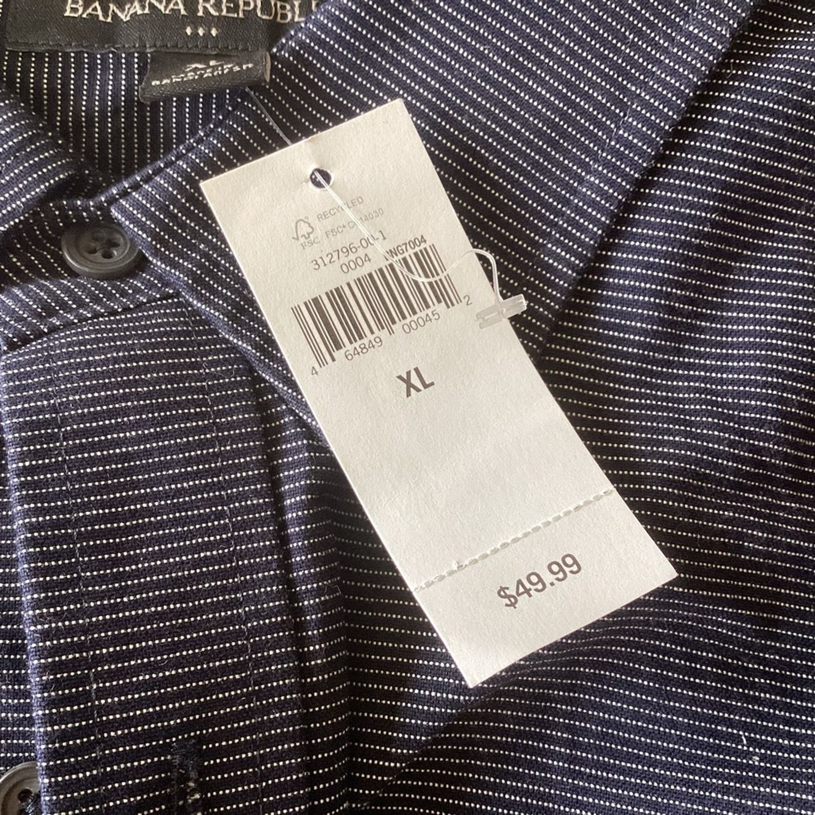 Banana Republic Banana Republic Button Down Size US XL / EU 56 / 4 - 4 Thumbnail
