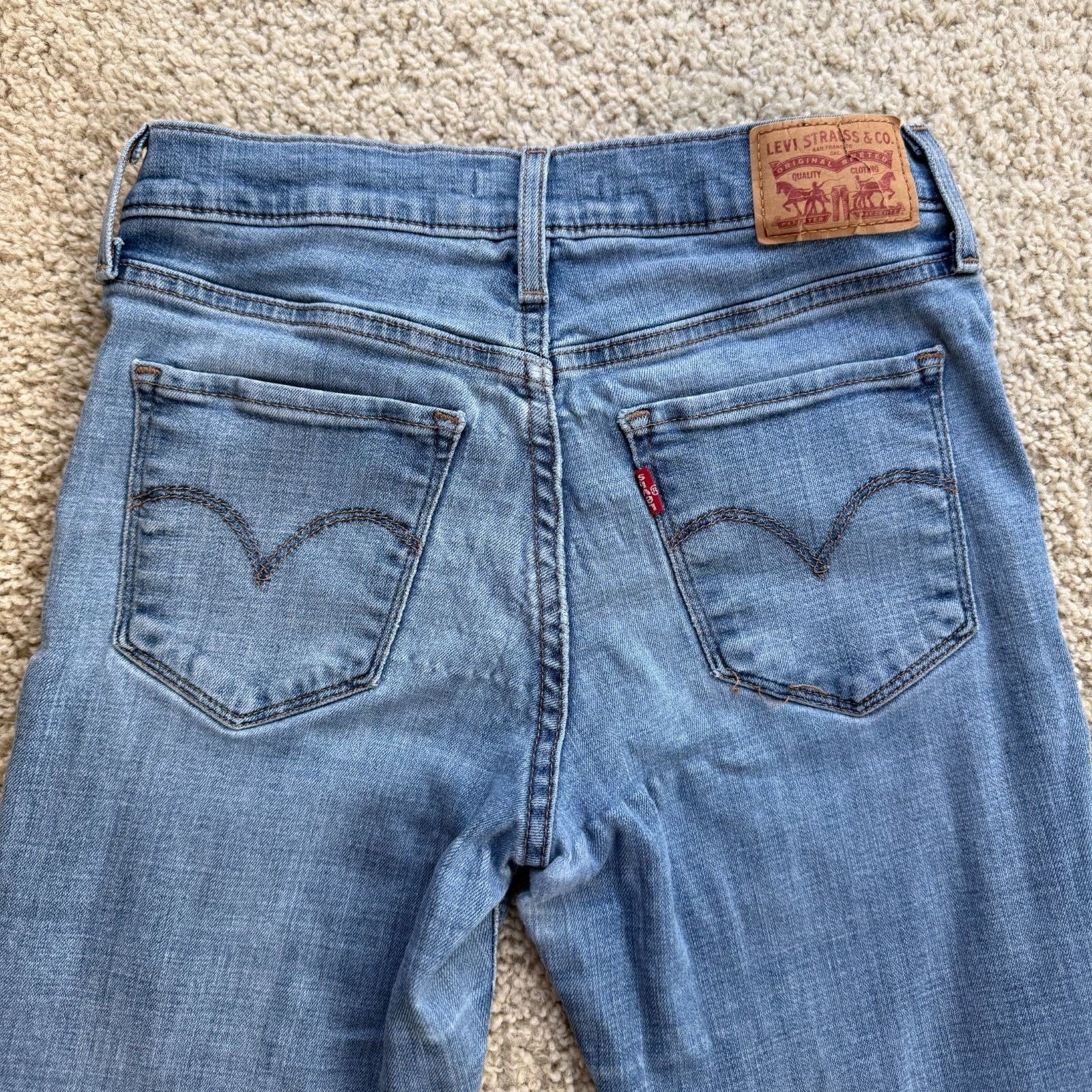 Levi's Levi's 311 Shaping Skinny Jeans Womens 29 Mid Rise Pants Size 29" - 3 Thumbnail