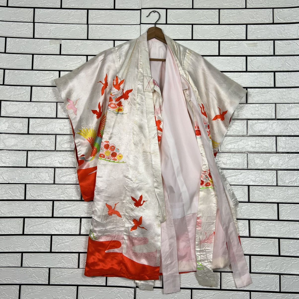 Japanese Brand Traditional Japan Kimono Embroidered Phoenix Logo #4190-C190 Size ONE SIZE - 18 Thumbnail