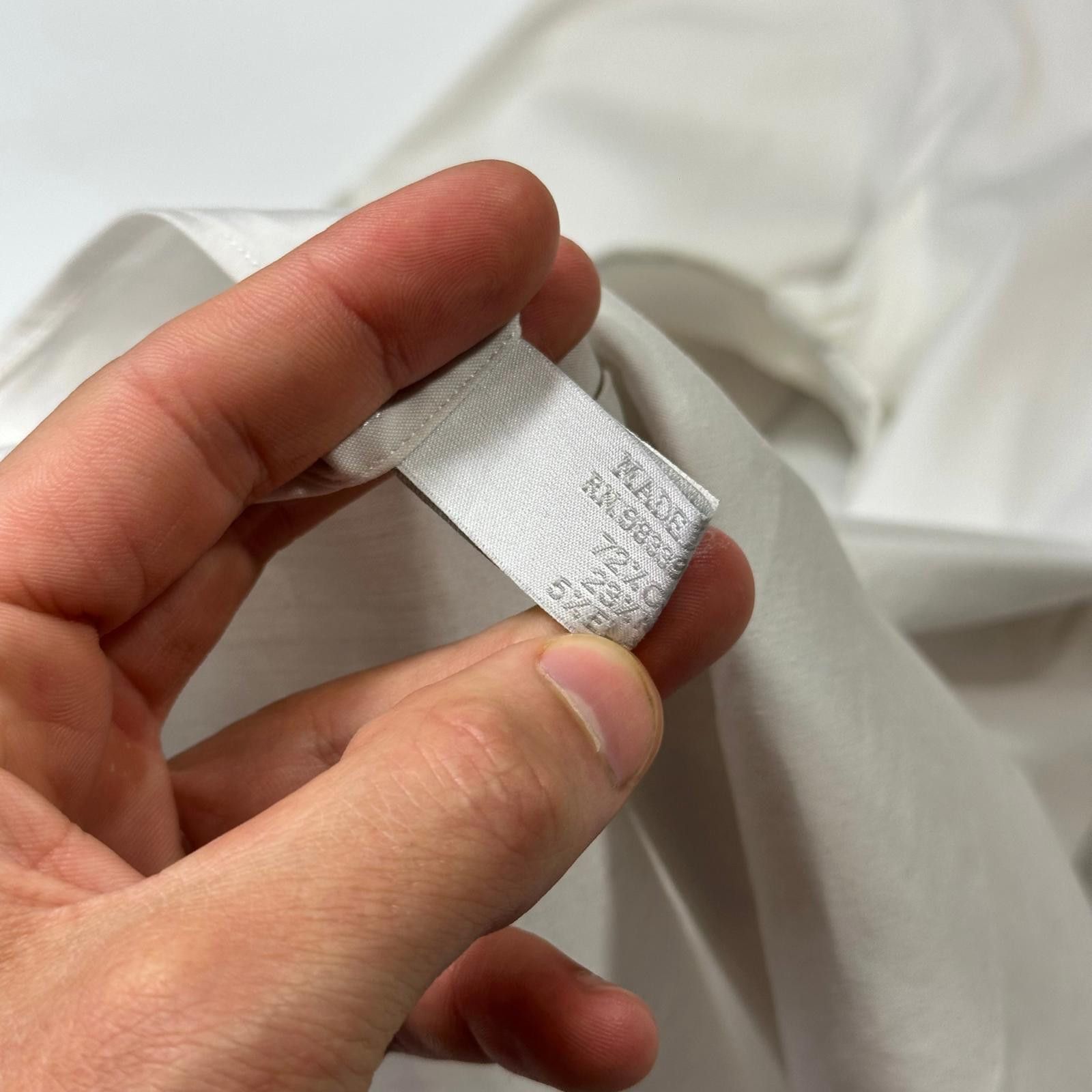 Prada Prada 90’s Pearl White Smart Co-nylon Button Up Shirt - L Size US L / EU 52-54 / 3 - 4 Thumbnail