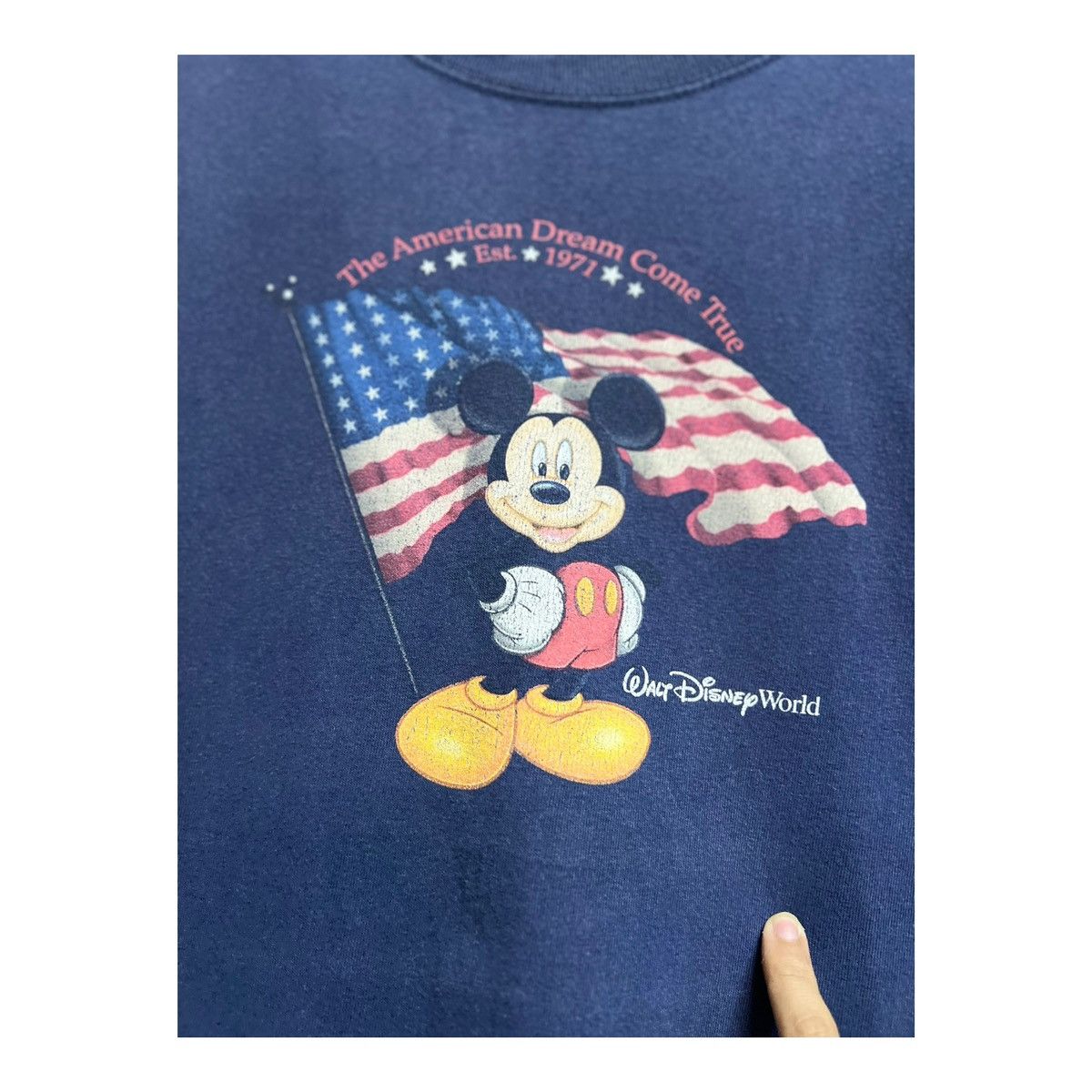 Disney × Mickey Mouse × Vintage Disney Mickey Mouse American Dream #SKU-A1167 DP Size US L / EU 52-54 / 3 - 6 Thumbnail