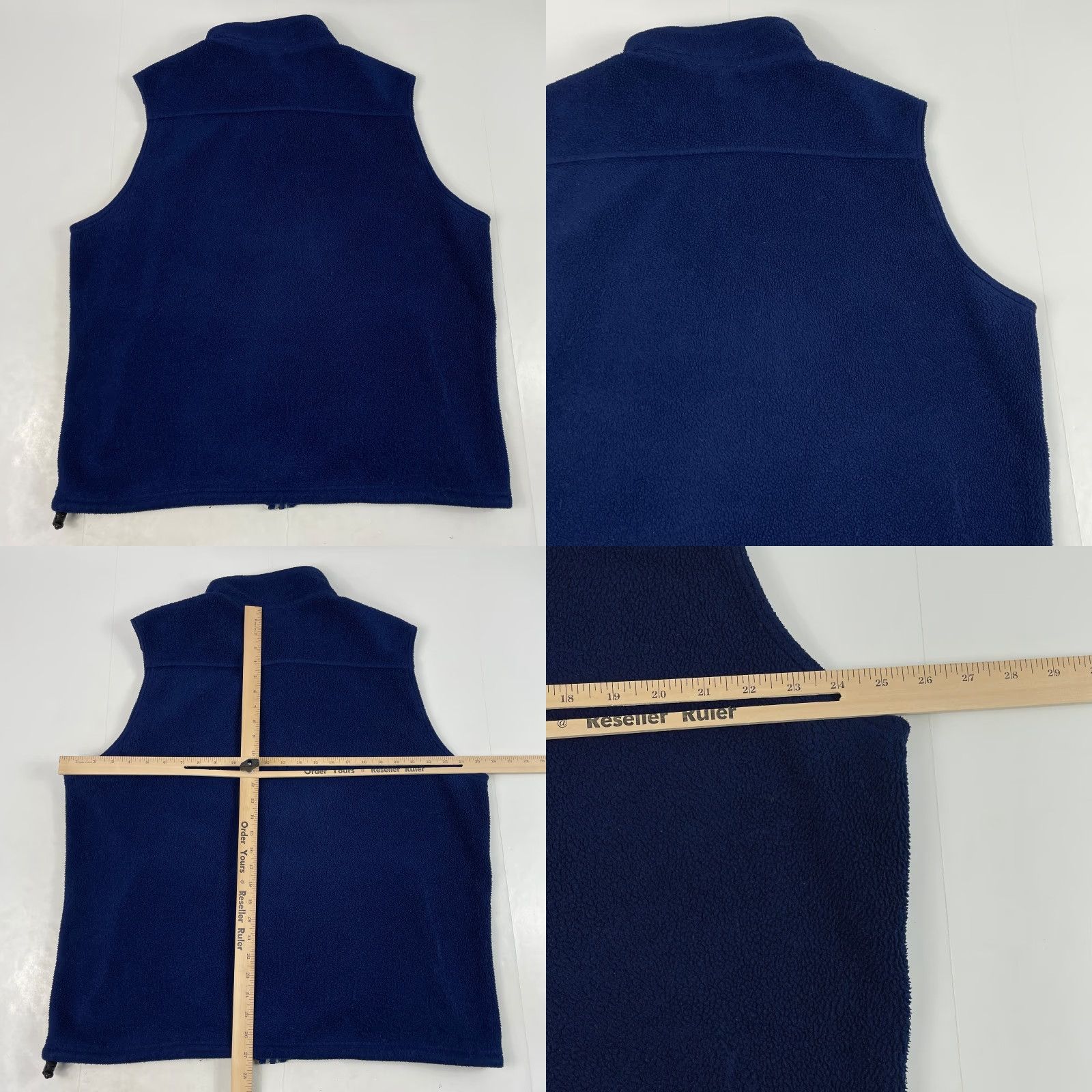 Vintage VINTAGE L.L. Bean Vest Mens XL Blue Fleece Stand-Up Collar Zip Full Zip Pockets Outdoor Hiking Camping Skiing Size US XL / EU 56 / 4 - 8 Thumbnail