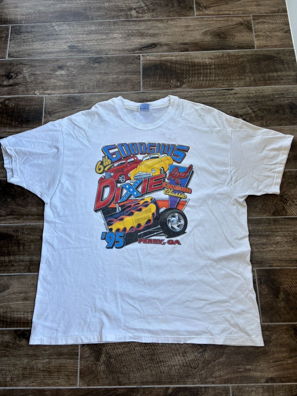 NASCAR × Vintage DIXIE GOODGUYS RACECAR Size US XL / EU 56 / 4 - 1 Thumbnail