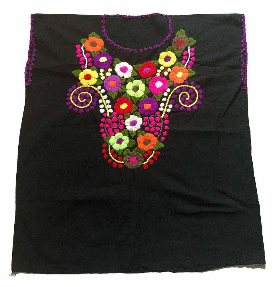 Designer New Black Hand Made Bluse L Size L / US 10 / IT 46 - 2 Thumbnail