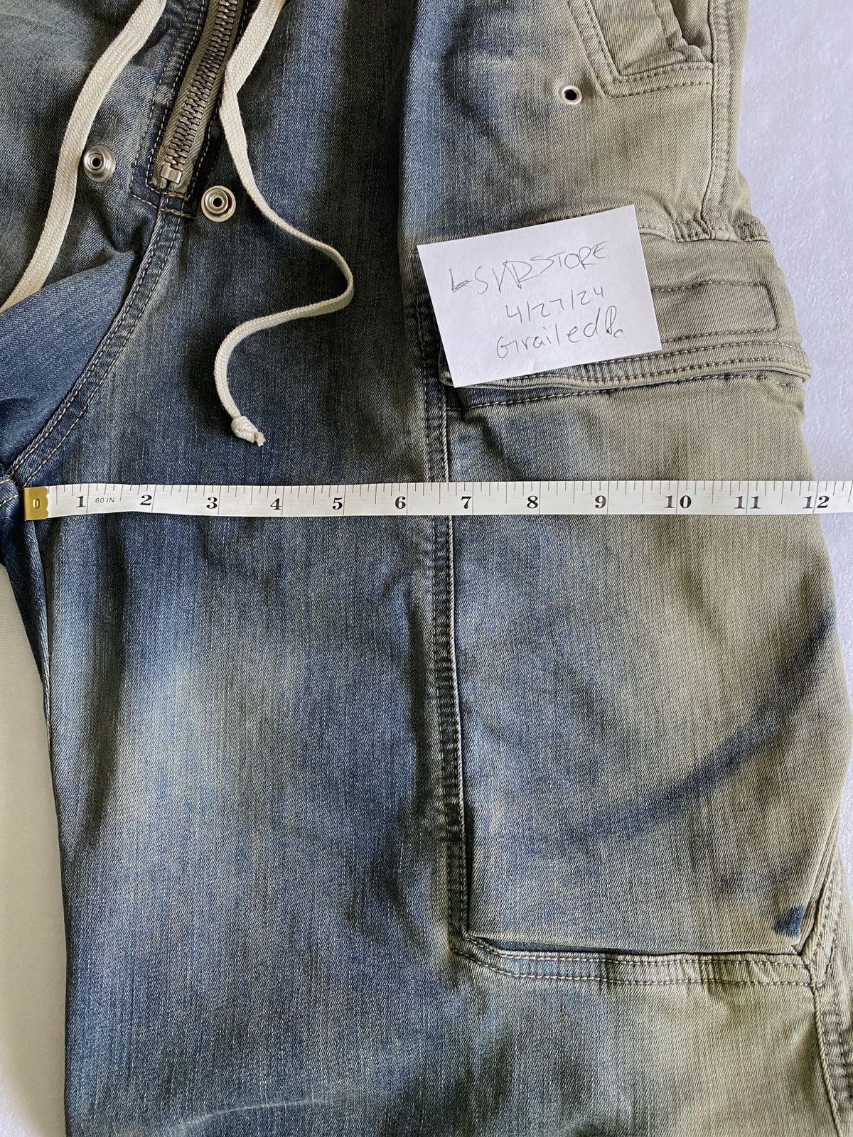 Rick Owens Rick Owens Double Cargo Jumbo Belas EDFU23 Mineral Pearl 48 Size US 32 / EU 48 - 17 Thumbnail