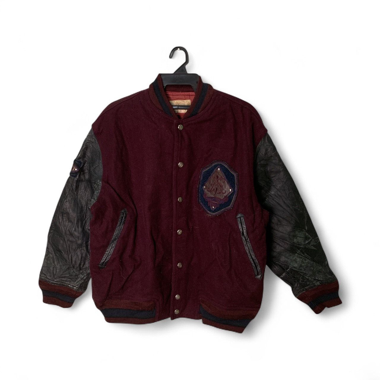 Japanese Brand Rare Design Vintage Atelier Sab Varsity Jackets Size US XL / EU 56 / 4 - 1 Thumbnail