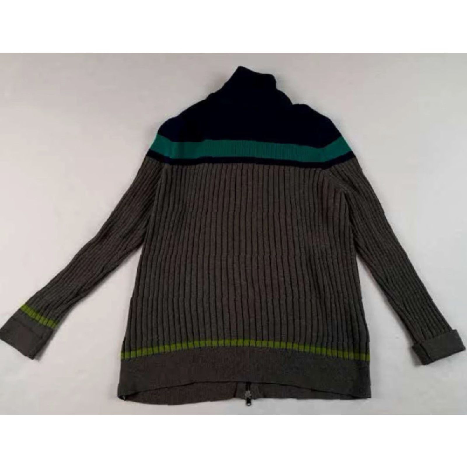 Eddie Bauer VINTAGE Eddie Bauer Woman Ribbed Knit Full Zip Sweater 2XL Size XXL / US 16-18 / IT 52-54 - 4 Thumbnail