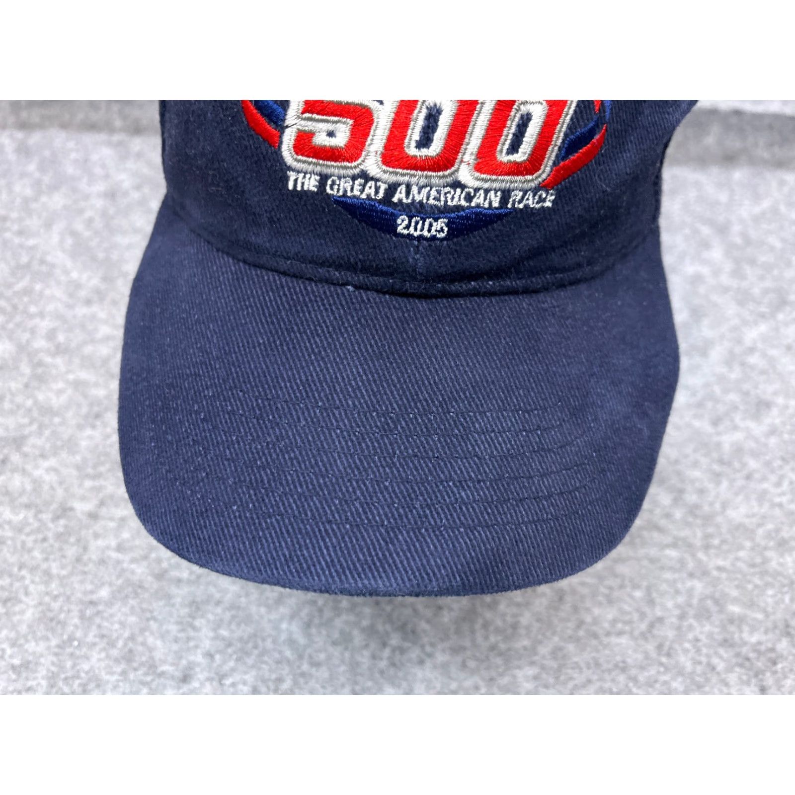 NASCAR VINTAGE Daytona 500 NASCAR Hat Cap Strap Back Adult OS Blue Cotton Logo 2005 Racing Men Women Size ONE SIZE - 3 Thumbnail
