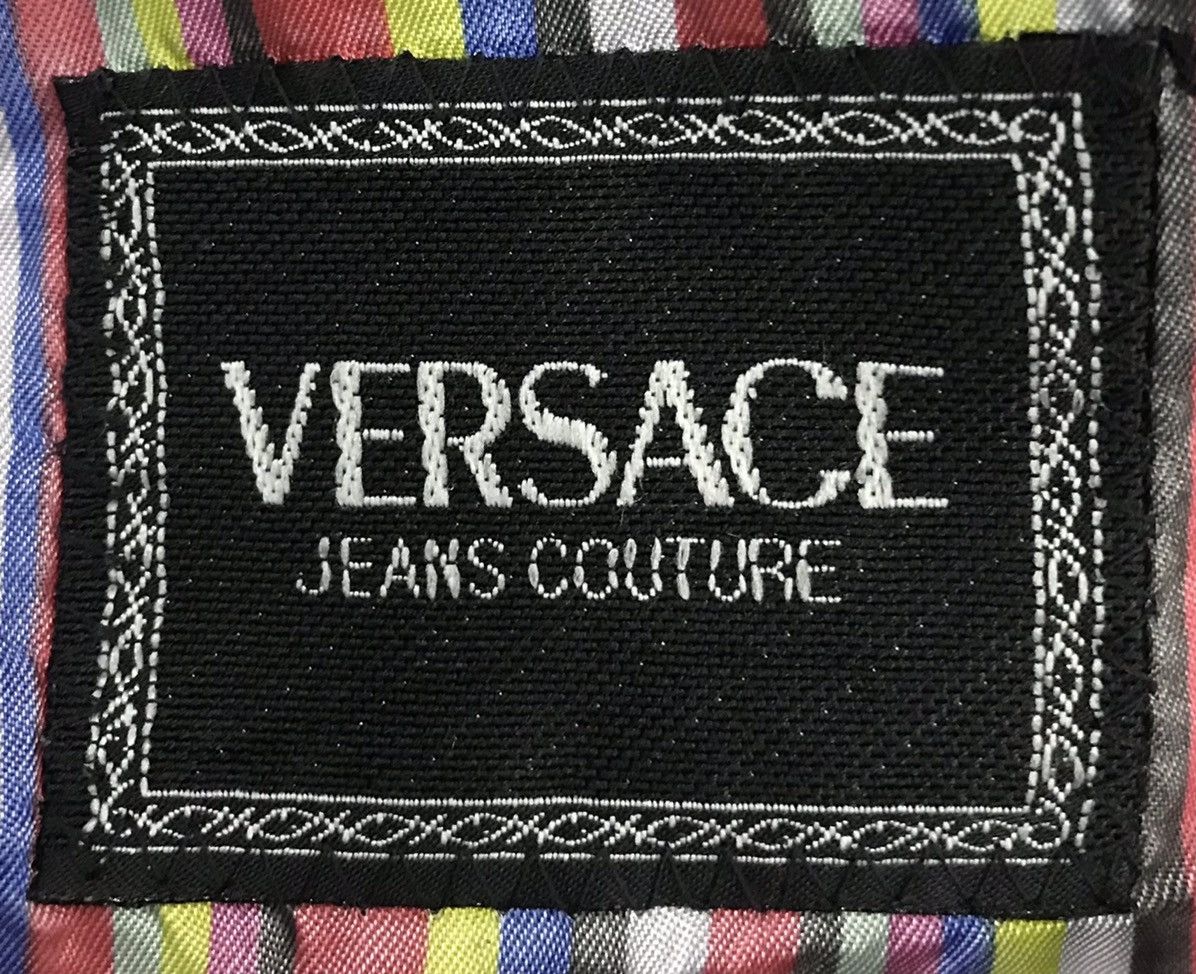 Versace × Versace Jeans Couture × Vintage Vintage Versace Couture Jeans Made In Italy Blazer Size US L / EU 52-54 / 3 - 15 Thumbnail