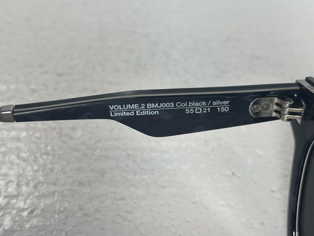 Bape × Mastermind Japan Bape X Mastermind Japan Sunglasses Black BMJ003 Volume 2.0 Size ONE SIZE - 11 Thumbnail