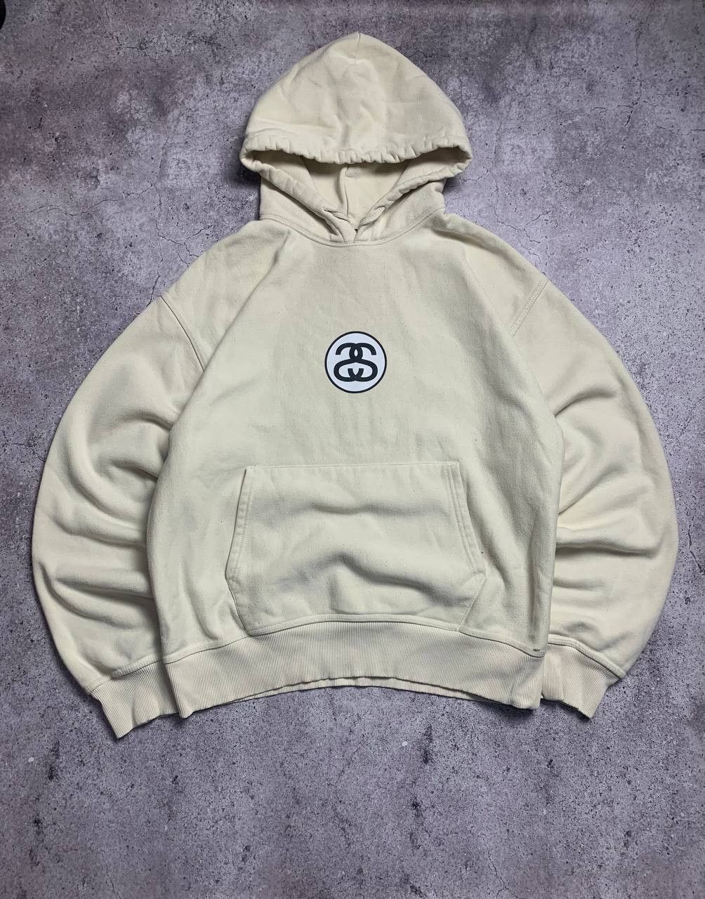 Stussy Men’s Hoodie Stussy Big Logo Y2K Gorpcore Streetwear Tee Size US L / EU 52-54 / 3 - 1 Thumbnail
