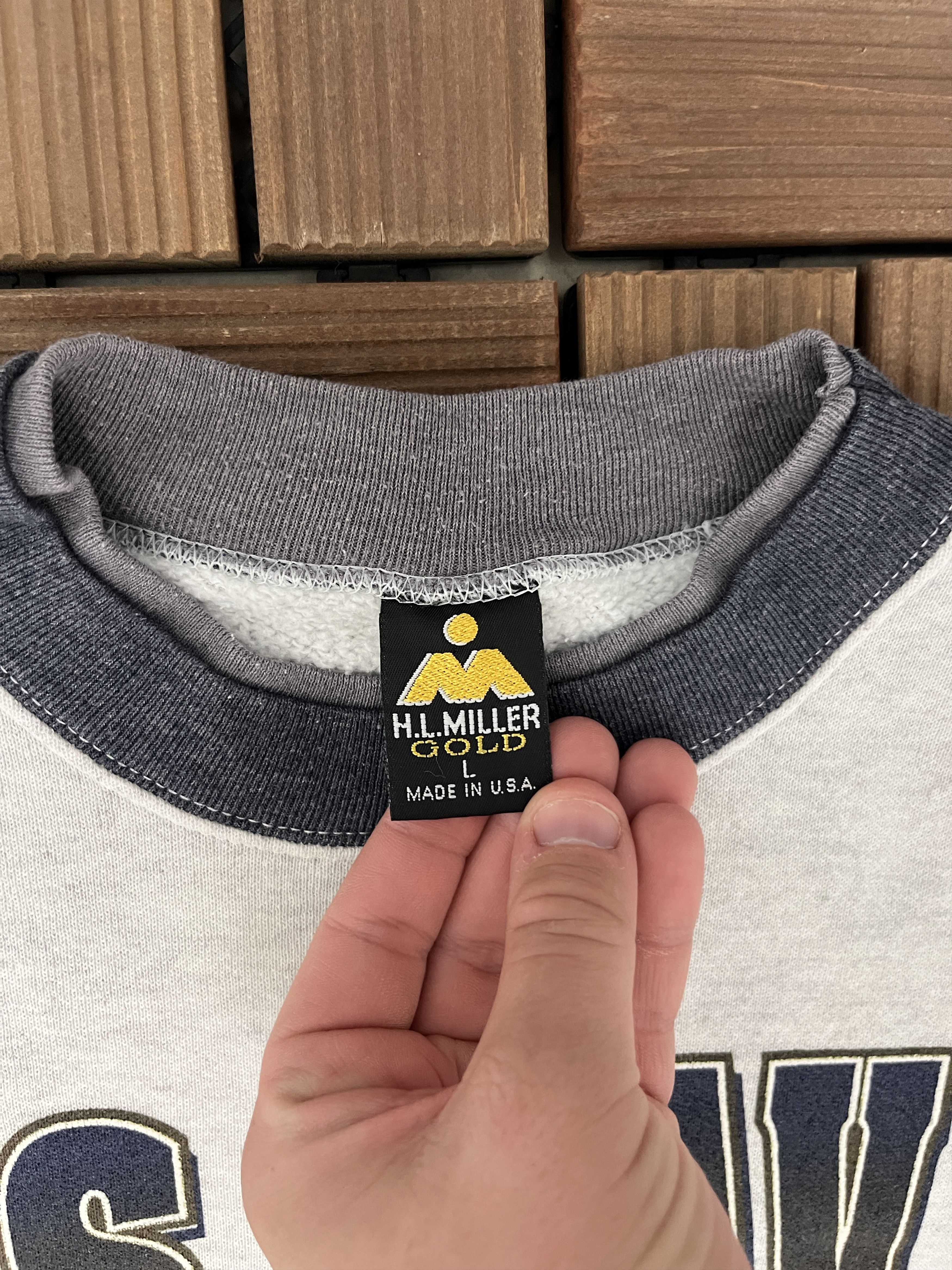 Vintage U.S. Navy Great Lakes Vintage Crewneck Sweater Size US L / EU 52-54 / 3 - 6 Thumbnail