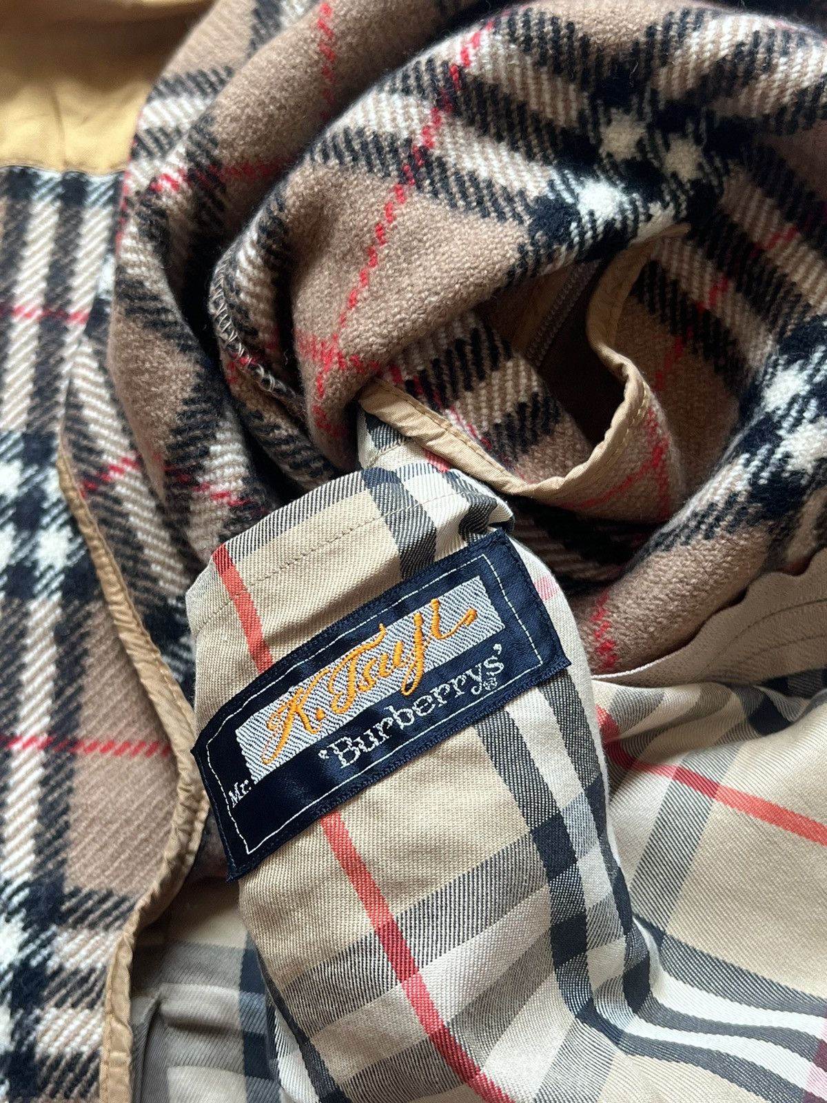 Burberry Burberry Stainless Court Nova Check Trench Coat Size US L / EU 52-54 / 3 - 3 Thumbnail