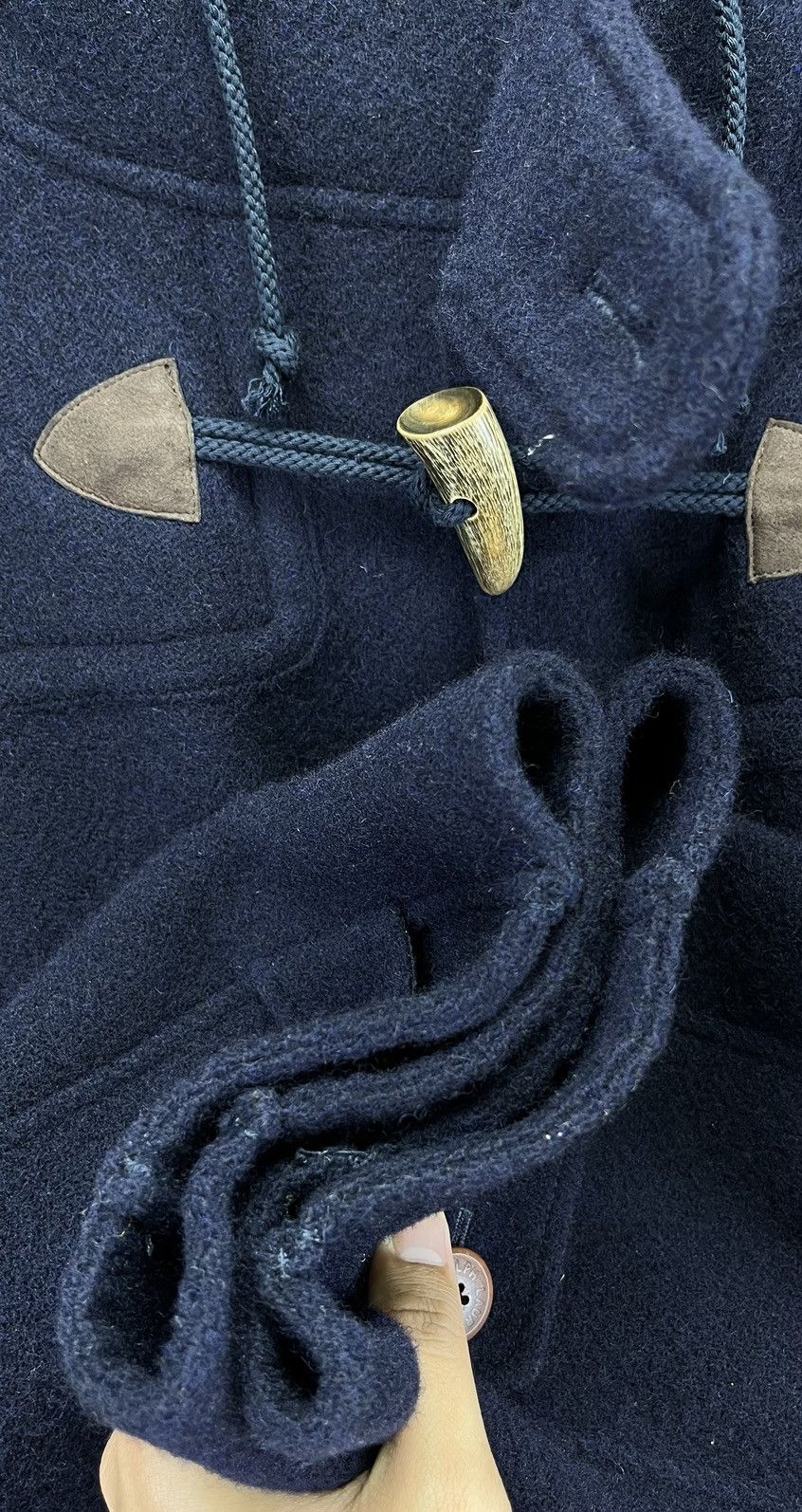 Polo Ralph Lauren Polo Ralph Lauren Luxury Hoodie Wool Duffle Coat Jacket Size US L / EU 52-54 / 3 - 12 Thumbnail
