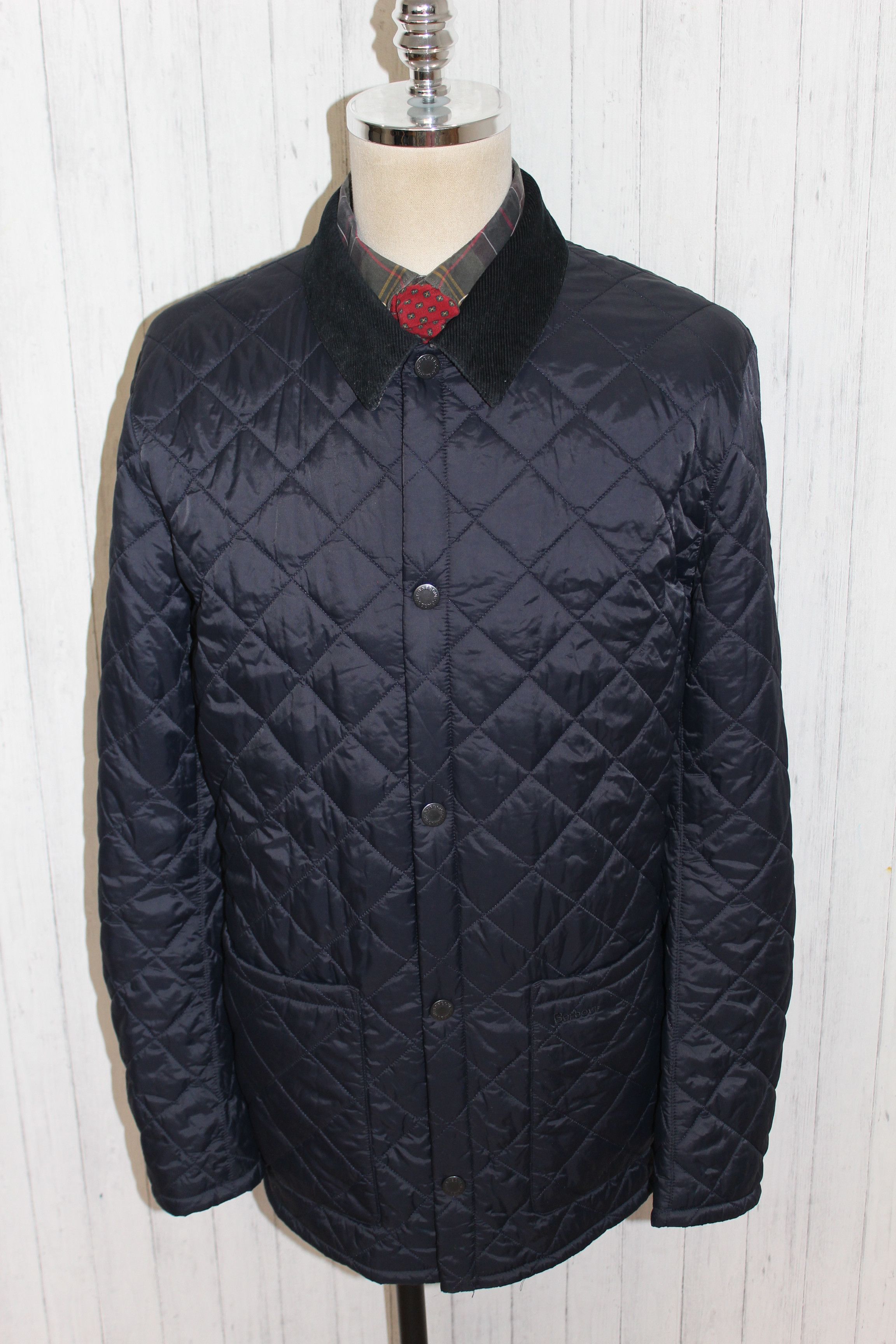 Barbour BARBOUR Blue Tartan Dress Jacket Size 2XL Size US XXL / EU 58 / 5 - 2 Thumbnail
