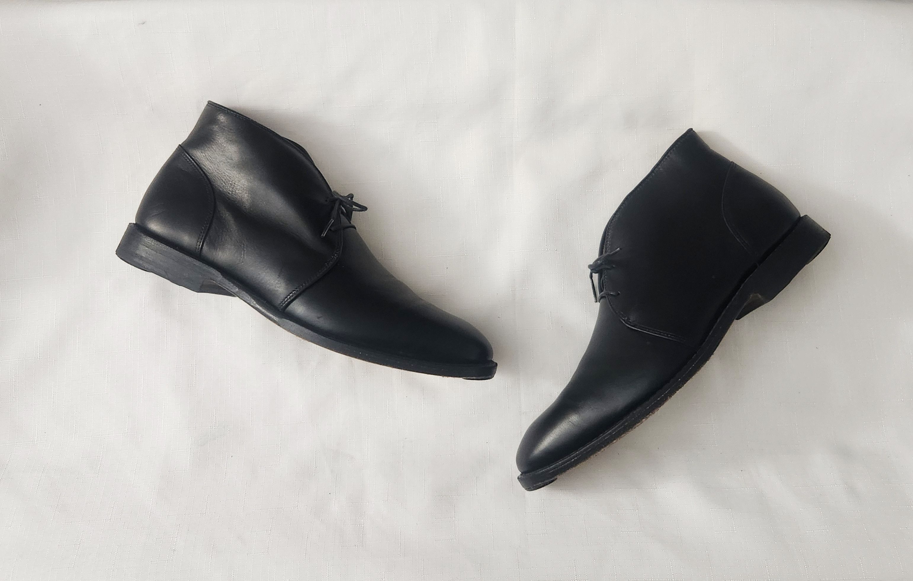 Allen Edmonds Mens Williamsburg Black Leather Chukka Boots