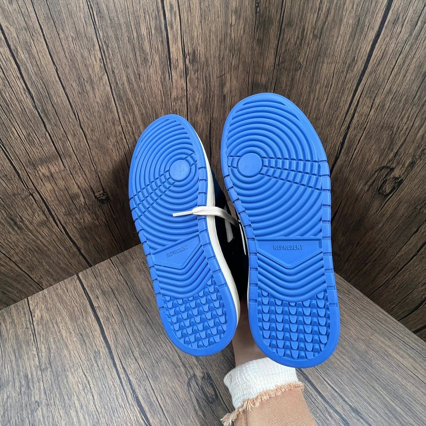 Represent Clo. Represent Black White Blue Sneakers Size US 10 / EU 43 - 6 Thumbnail