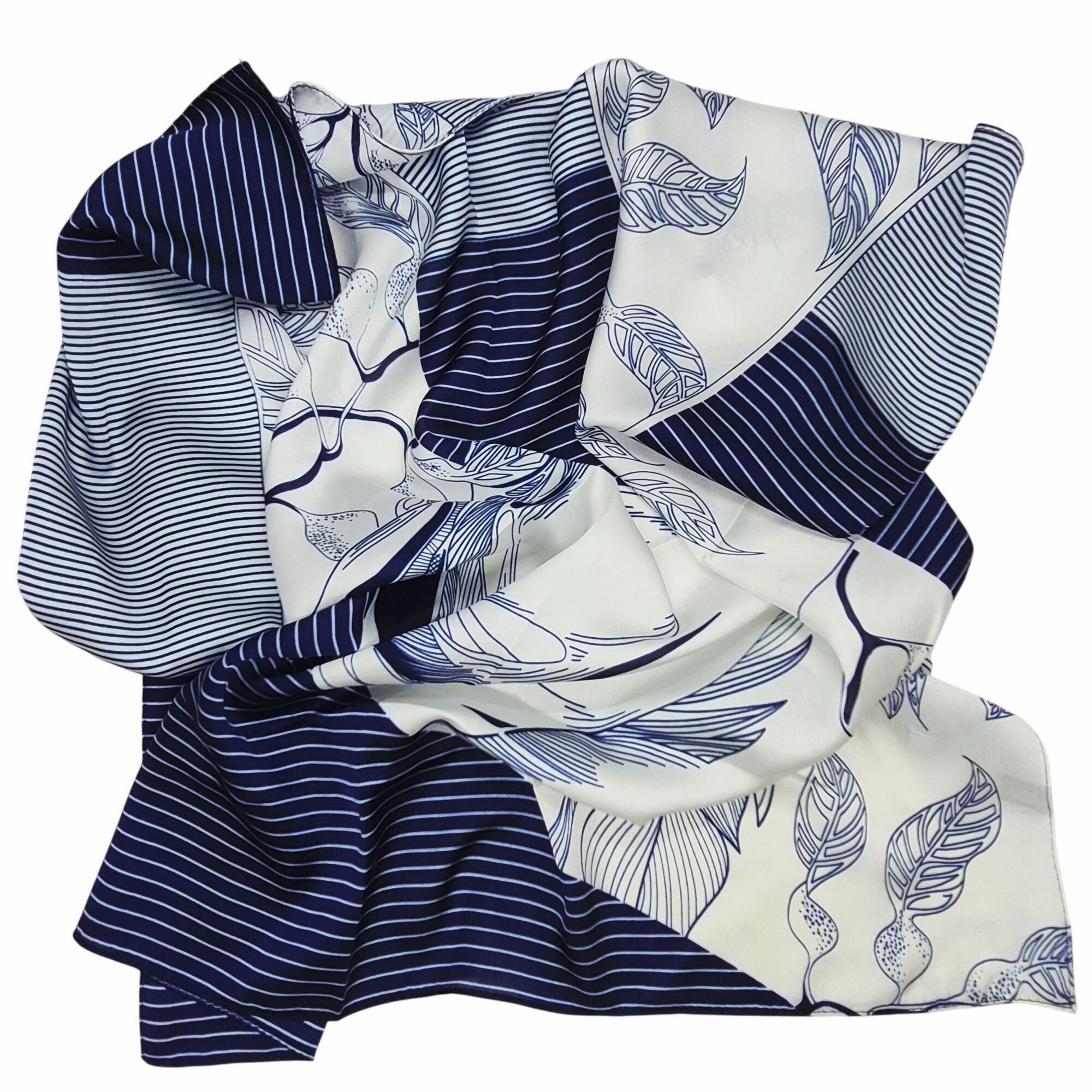 Other Geometric Print Silk Appearance Square Scarf Stylish & Versa Size ONE SIZE - 5 Thumbnail