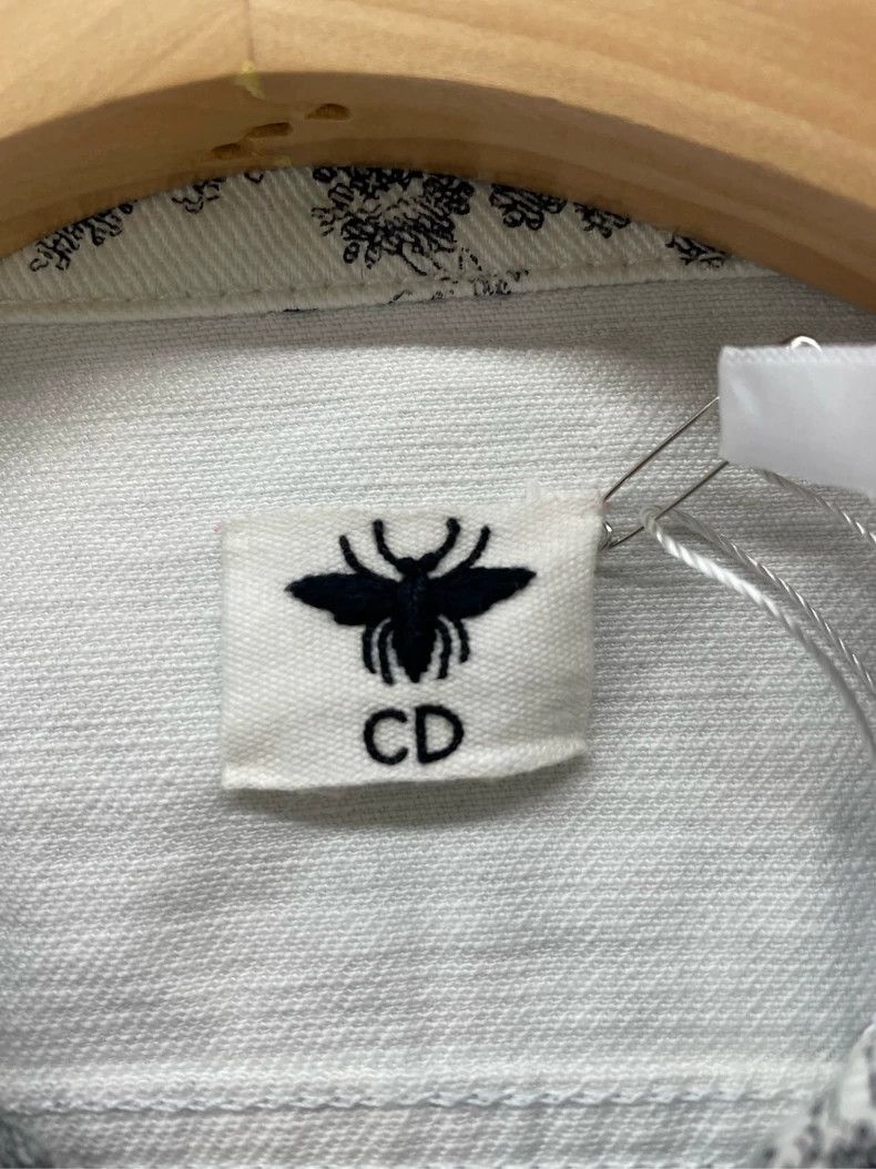 Dior Dior White embroidered pattern jacket 2504-Nextarrow Size XS / US 0-2 / IT 36-38 - 3 Thumbnail