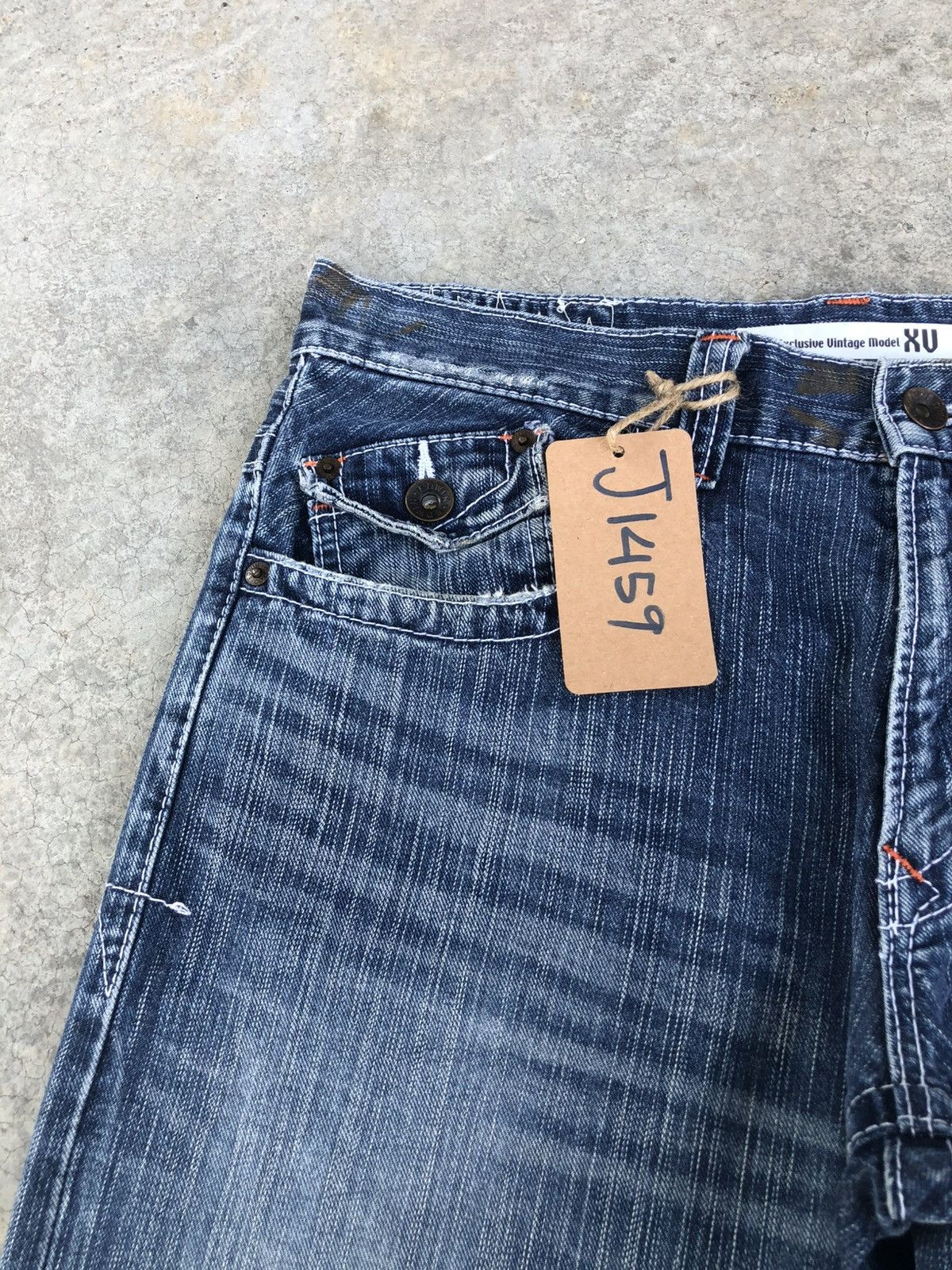 Who Decides War Edwin XV Flared Jeans Bootcut Distressed Jeans Size US 33 - 13 Thumbnail