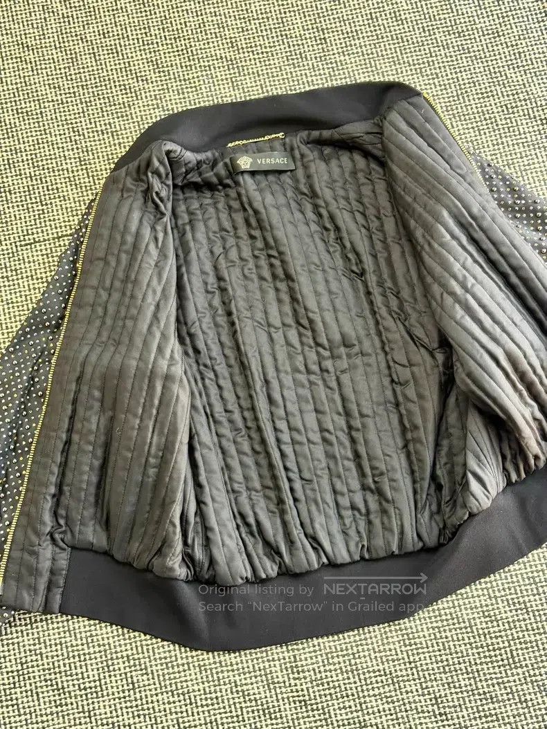 Versace Versace Rework full diamond jacket Size L / US 10 / IT 46 - 3 Thumbnail