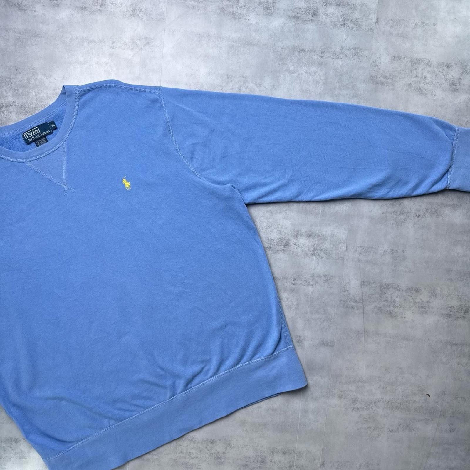 Polo Ralph Lauren Y2K Polo Ralph Lauren 00s Blue Sweatshirt Size US XL / EU 56 / 4 - 8 Thumbnail