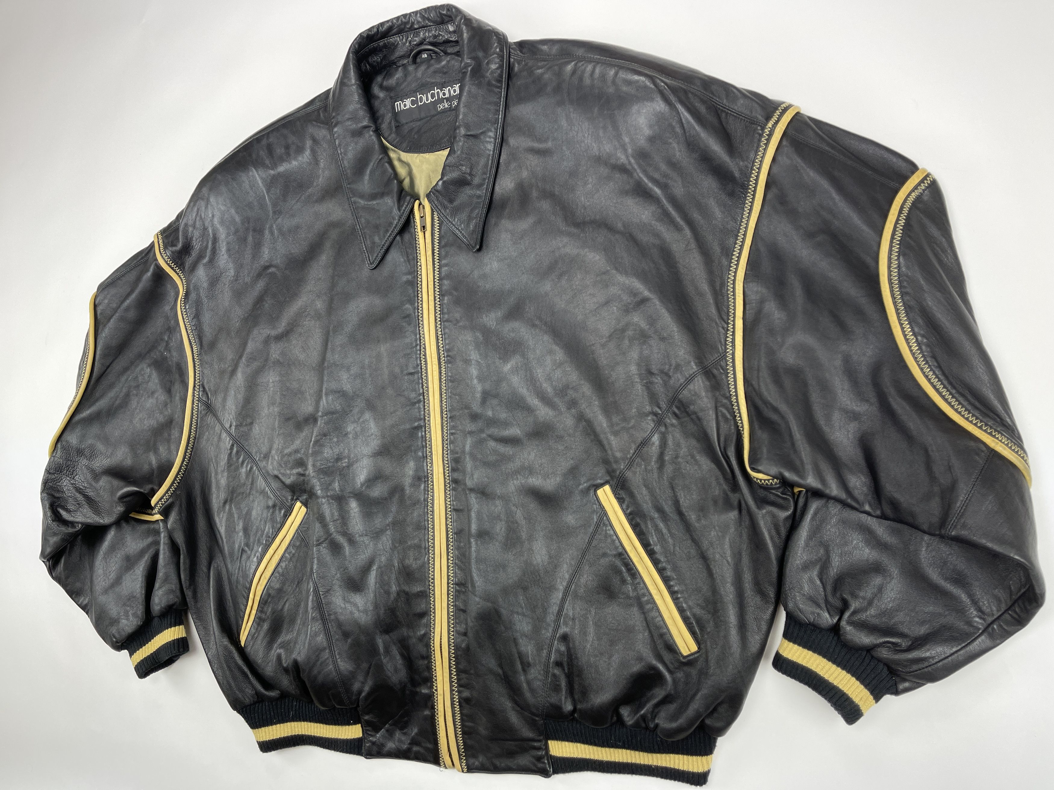 Pelle Pelle Pelle Pelle leather jacket Soda Club vintage Marc Buchanan L Size US L / EU 52-54 / 3 - 19 Thumbnail