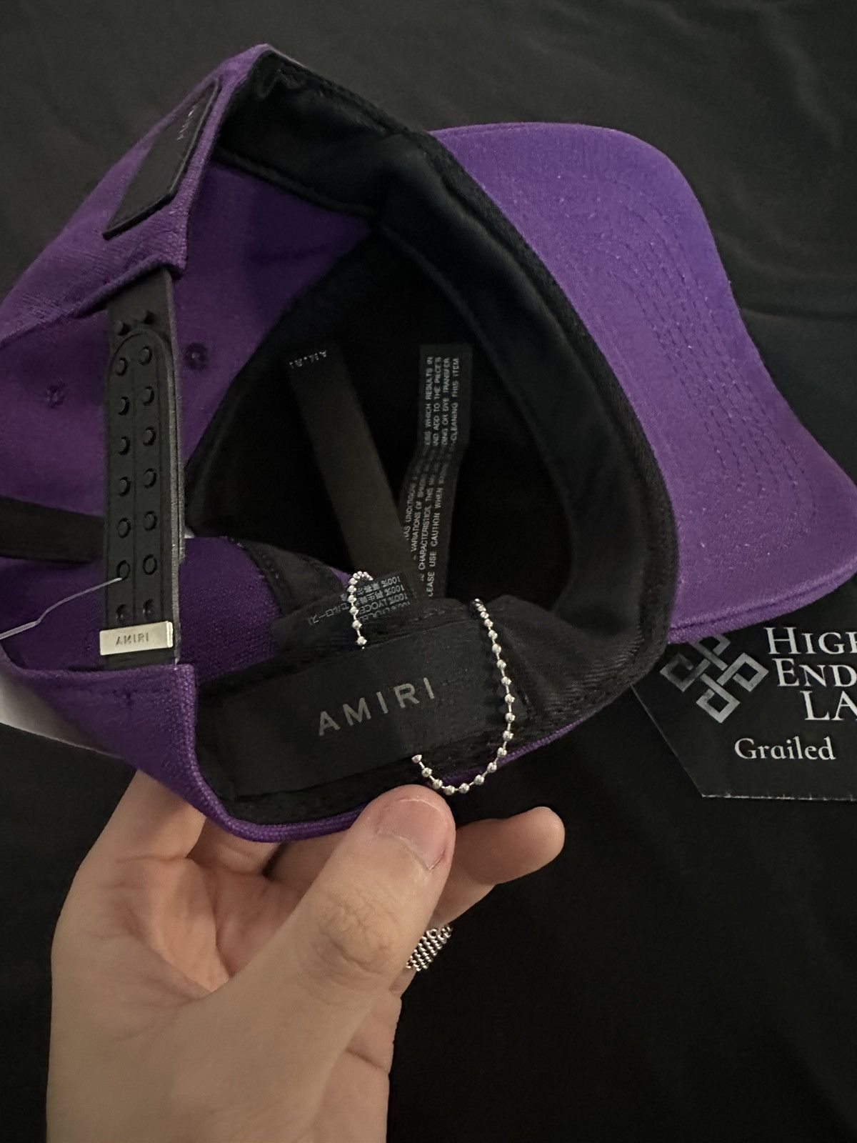 Amiri Amiri MA Embroidered Logo Cap Size ONE SIZE - 5 Thumbnail