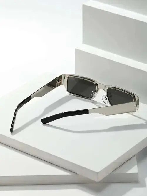 Other Retro Punk Kurt Cobain Style Sunglasses Square Frame Size ONE SIZE - 3 Thumbnail