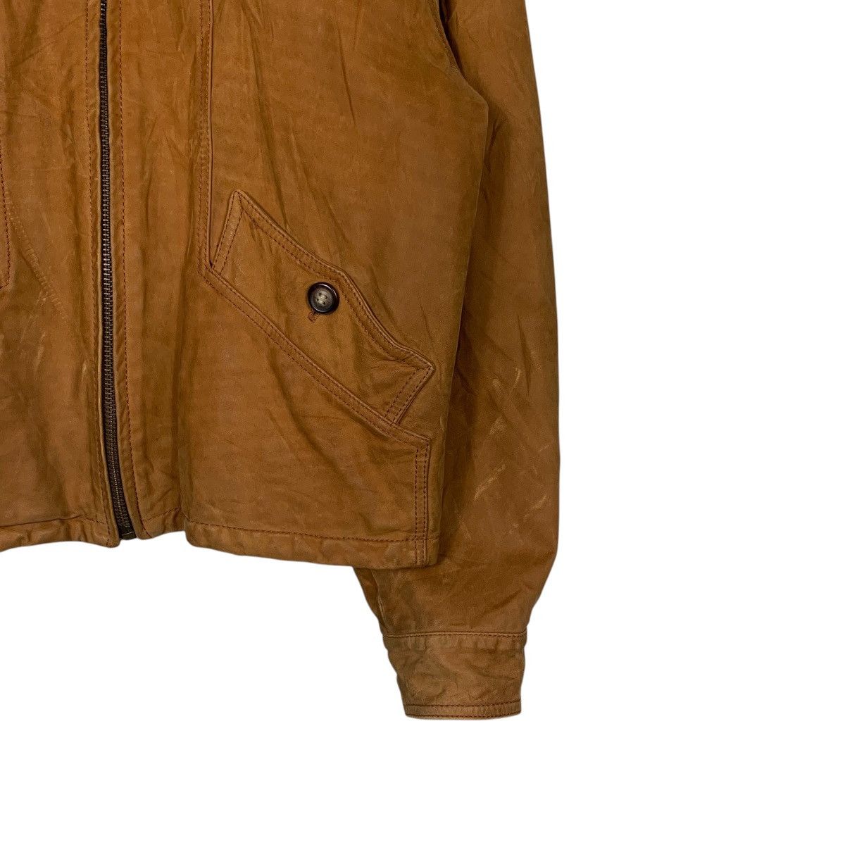 Vintage 70’s GHEZZI by ARCA Quilted Lined Leather Jacket #2363-C106 Size US M / EU 48-50 / 2 - 4 Thumbnail