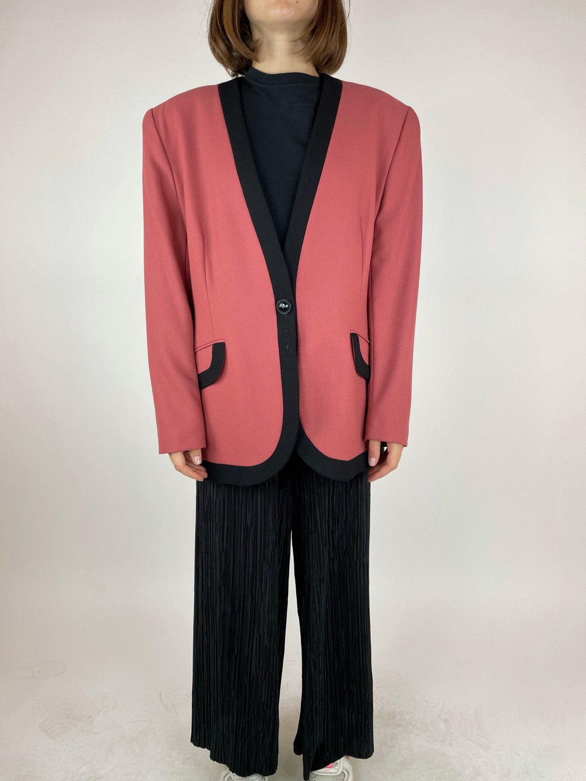 Vintage JACQUES VERT VINTAGE Blazer Jacket Womens Size US12 Size XL / US 12-14 / IT 48-50 - 2 Thumbnail