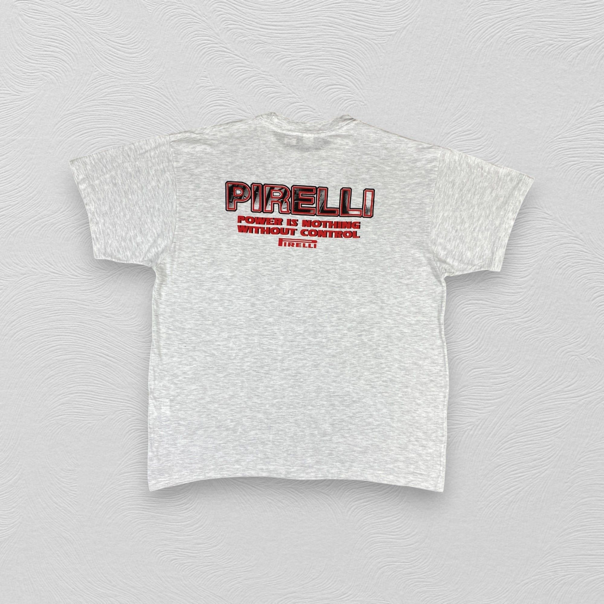 Pirelli Vintage 90's Pirelli Motorsport t-shirt- L037 Size US L / EU 52-54 / 3 - 1 Thumbnail