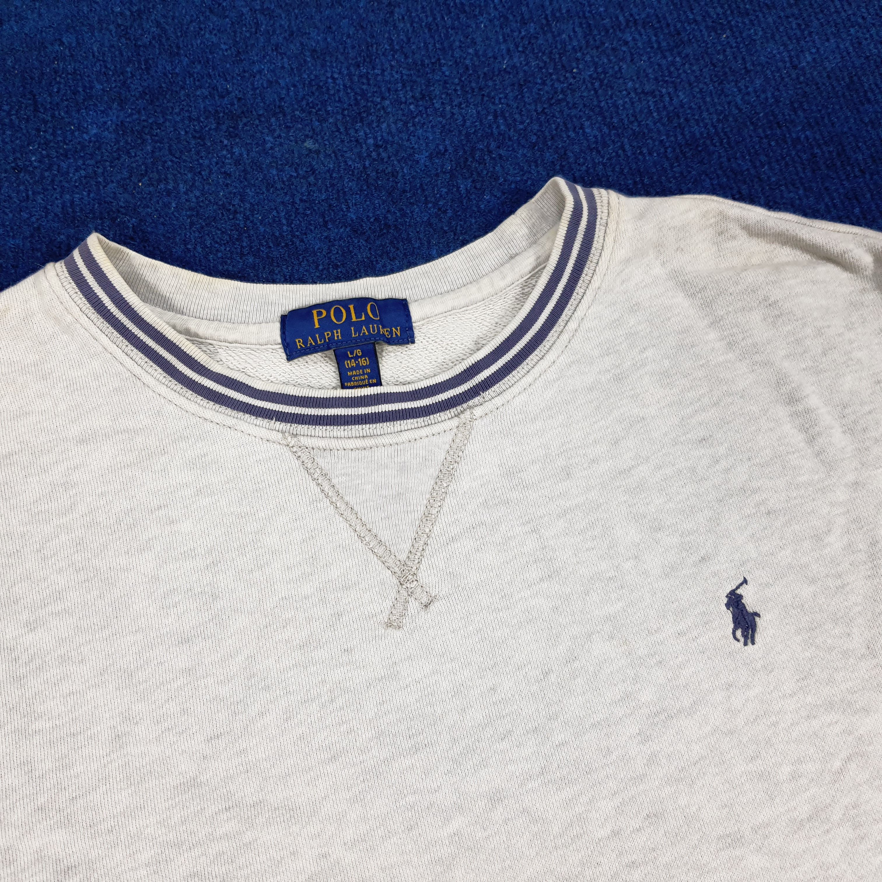 Polo Ralph Lauren × Vintage Vintage Polo Ralph Lauren Sweatshirts Size M / US 6-8 / IT 42-44 - 2 Thumbnail